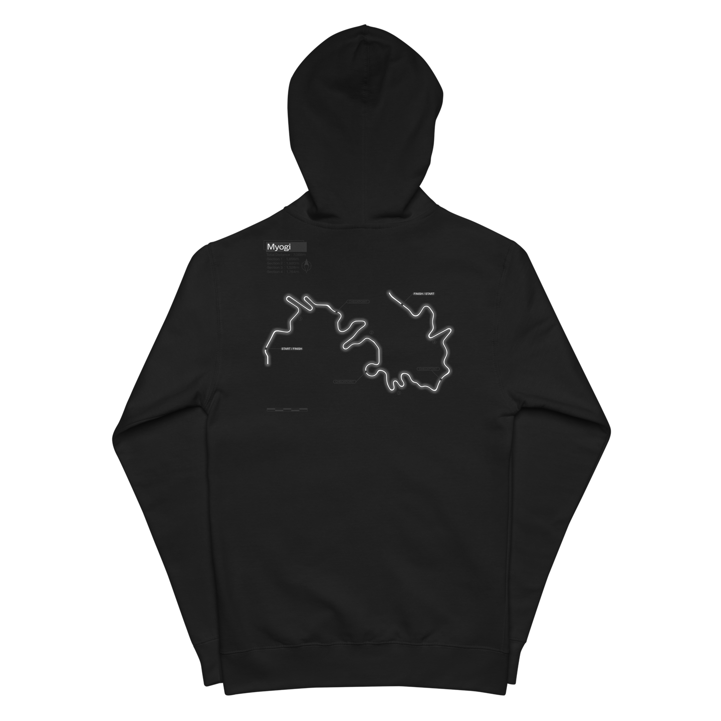 Team Myogi Zip Up Hoodie — Sore Losers Club JDM anime apparel