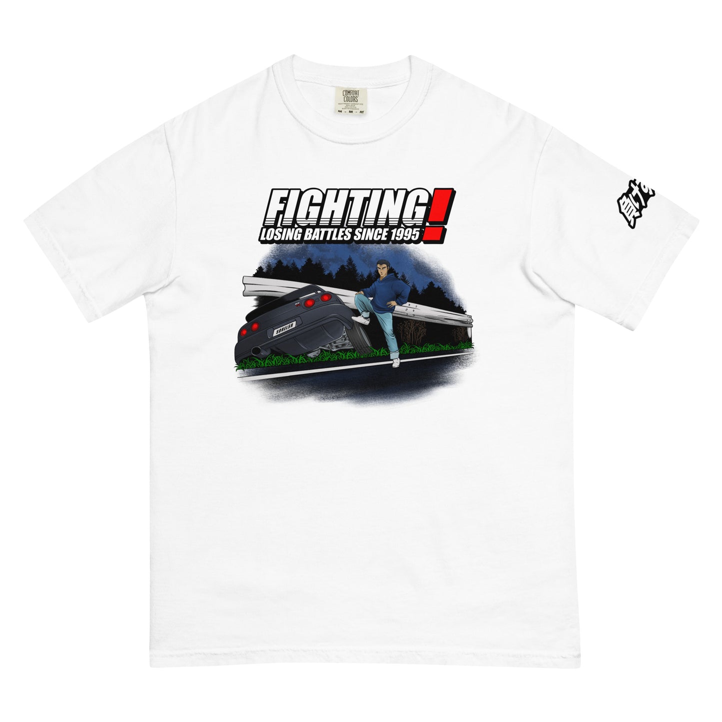 Fighting Losing battles R32 Tee — Sore Losers Club JDM anime apparel