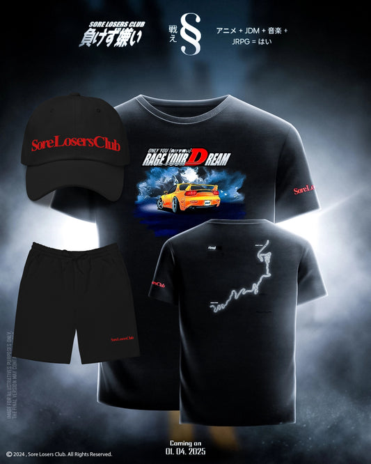 Bundle & Save - RX-7 FD Akagi Version 2 — Sore Losers Club JDM anime apparel