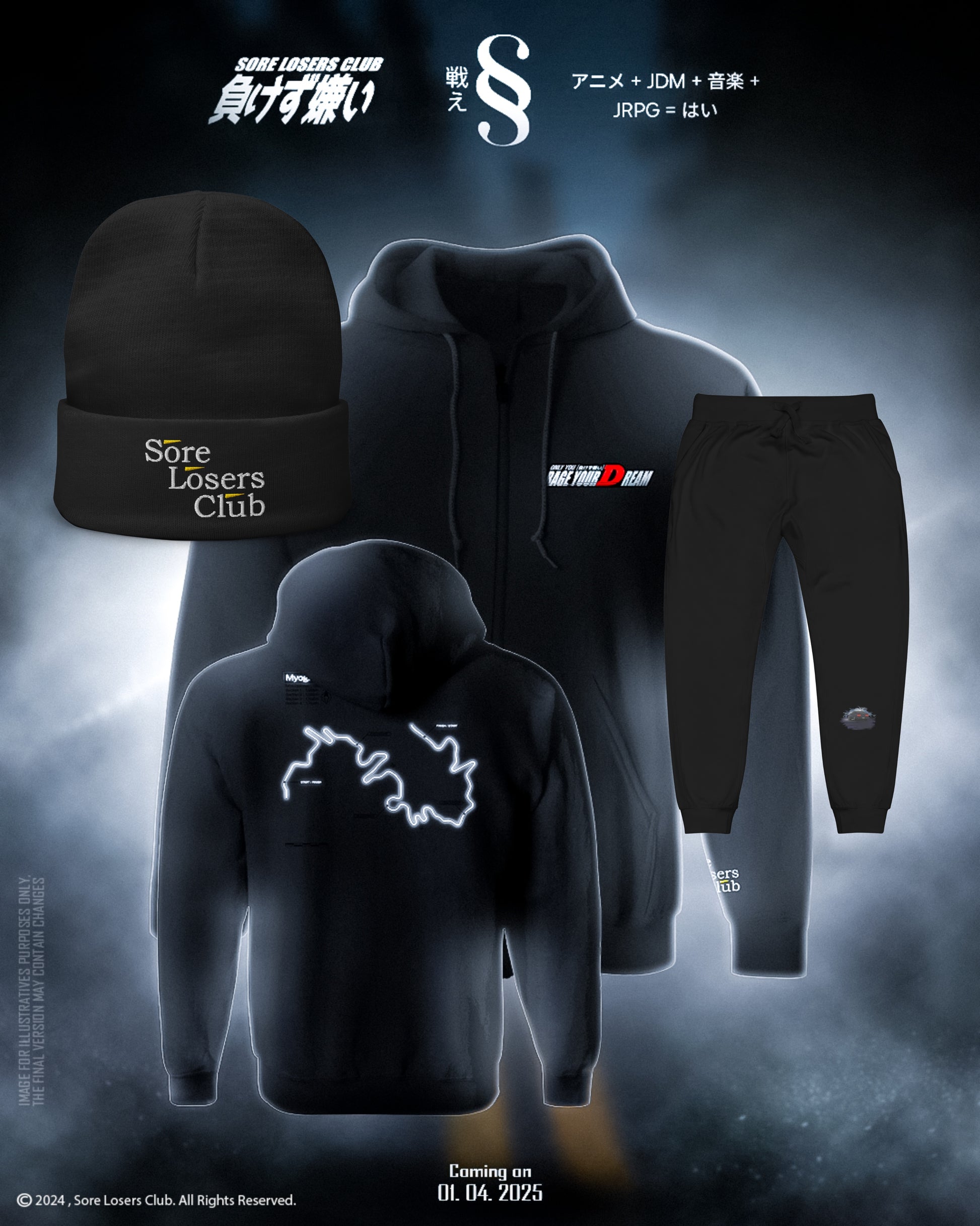 Bundle & Save - R32 Myogi Version 1 — Sore Losers Club JDM anime apparel