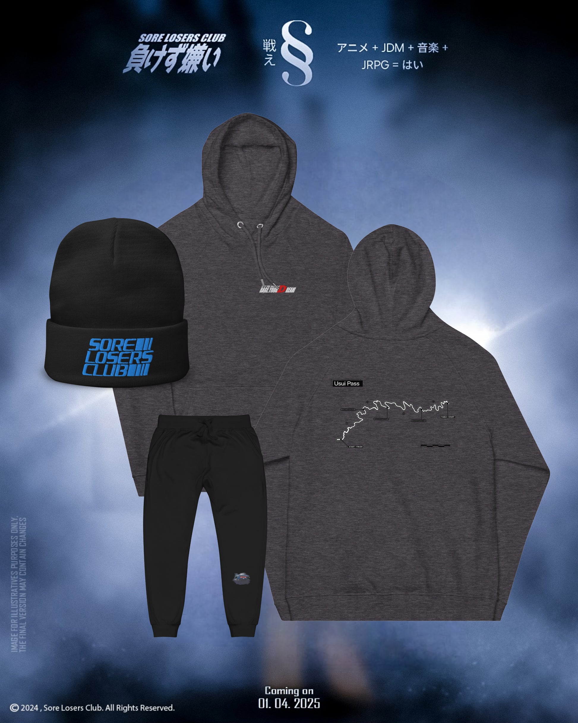 Bundle & Save - Sileighty Usui Version 1 — Sore Losers Club JDM anime apparel