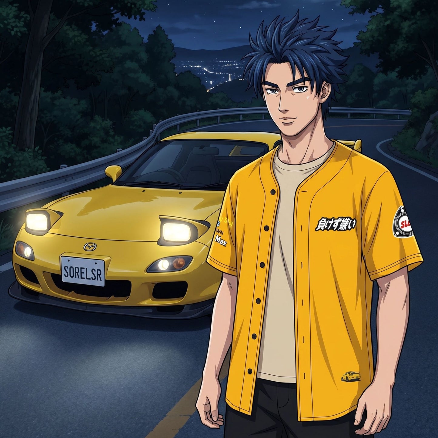 RX-7 FD Baseball Jersey