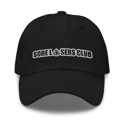 SLC Rotary Logo Dad Hat — Sore Losers Club JDM anime apparel