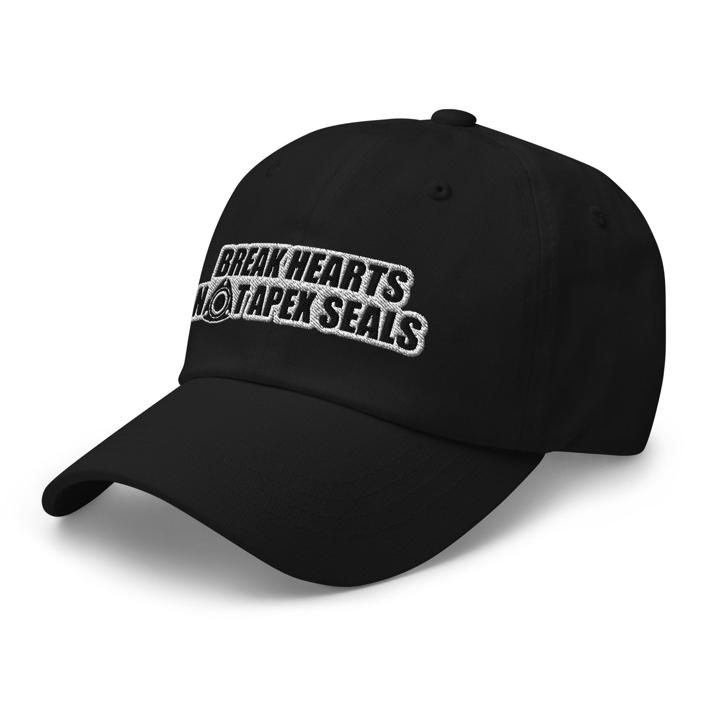 Break Hearts, Not Apex Seals Dad Hat — Sore Losers Club JDM anime apparel