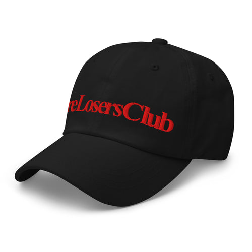 Team Akagi Dad Hat — Black dad hat, left front view