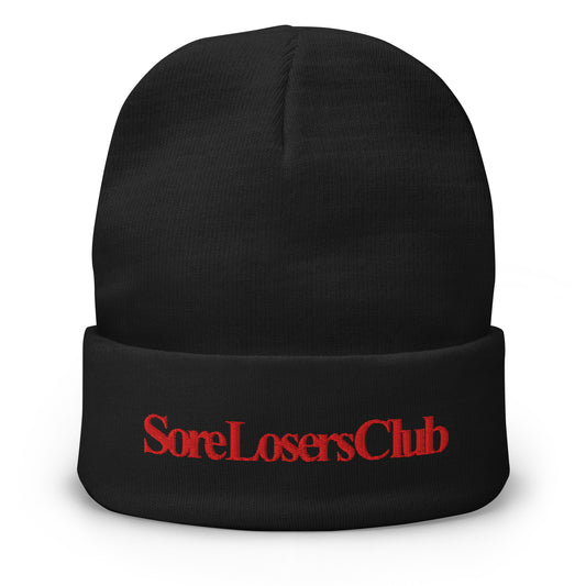 Team Akagi Beanie — Sore Losers Club JDM anime apparel