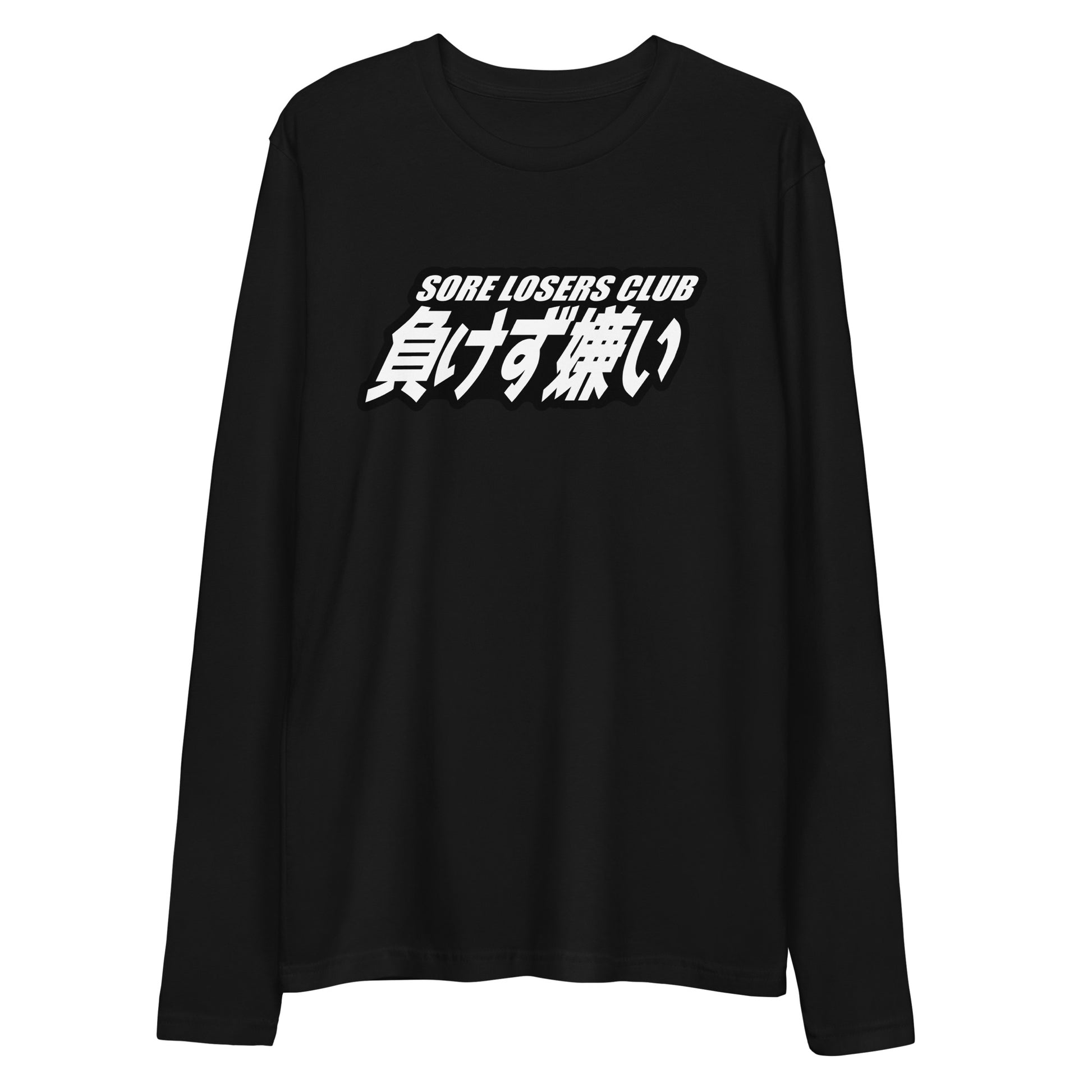 SLC Kanji Long SLeeve — Sore Losers Club JDM anime apparel