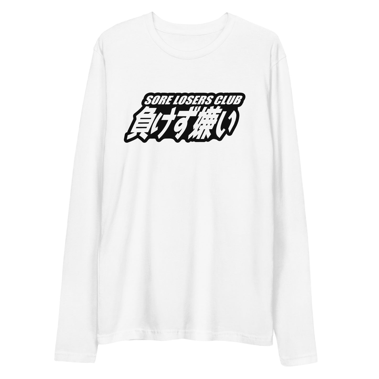 SLC Kanji Long SLeeve — Sore Losers Club JDM anime apparel
