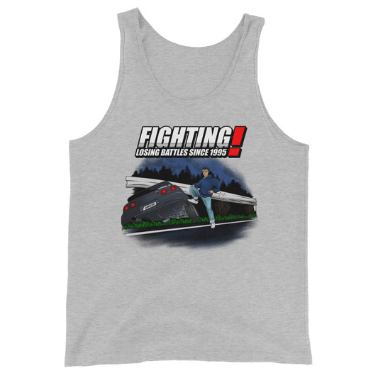 Fighting Losing Battles R32 Tank Top — Sore Losers Club JDM anime apparel