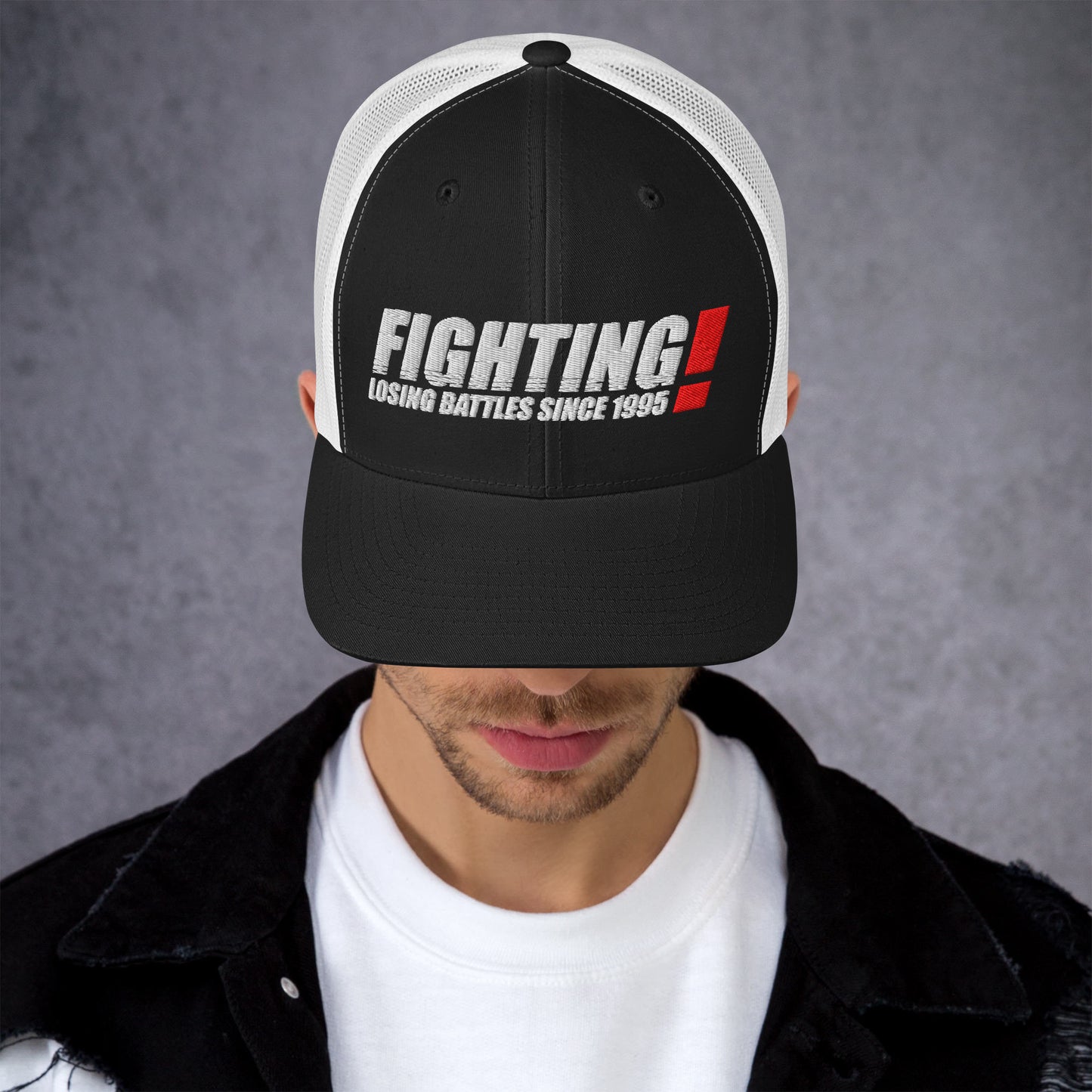 Fighting Losing Battles Trucker Hat
