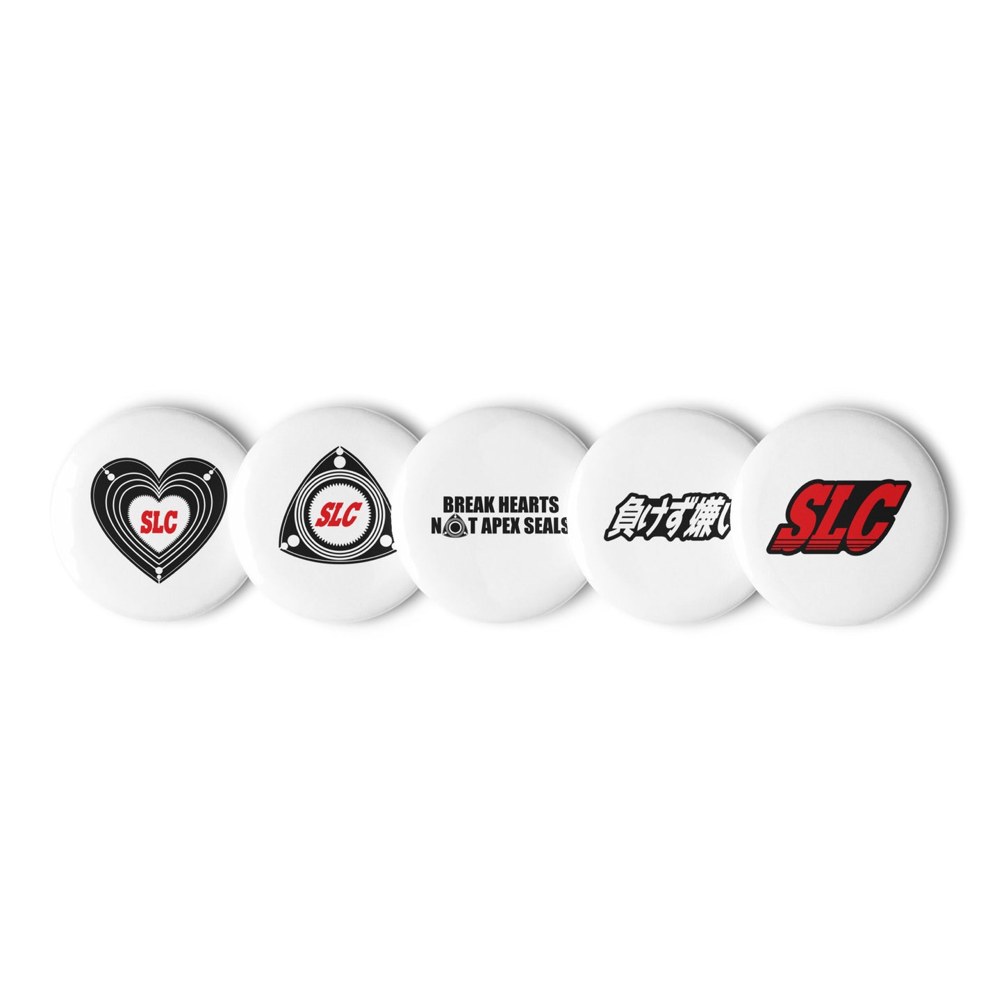 SLC Pin Set — Sore Losers Club JDM anime apparel