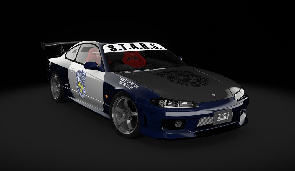 S.T.A.R.S. liveried Nissan S15 Assetto Corsa mod