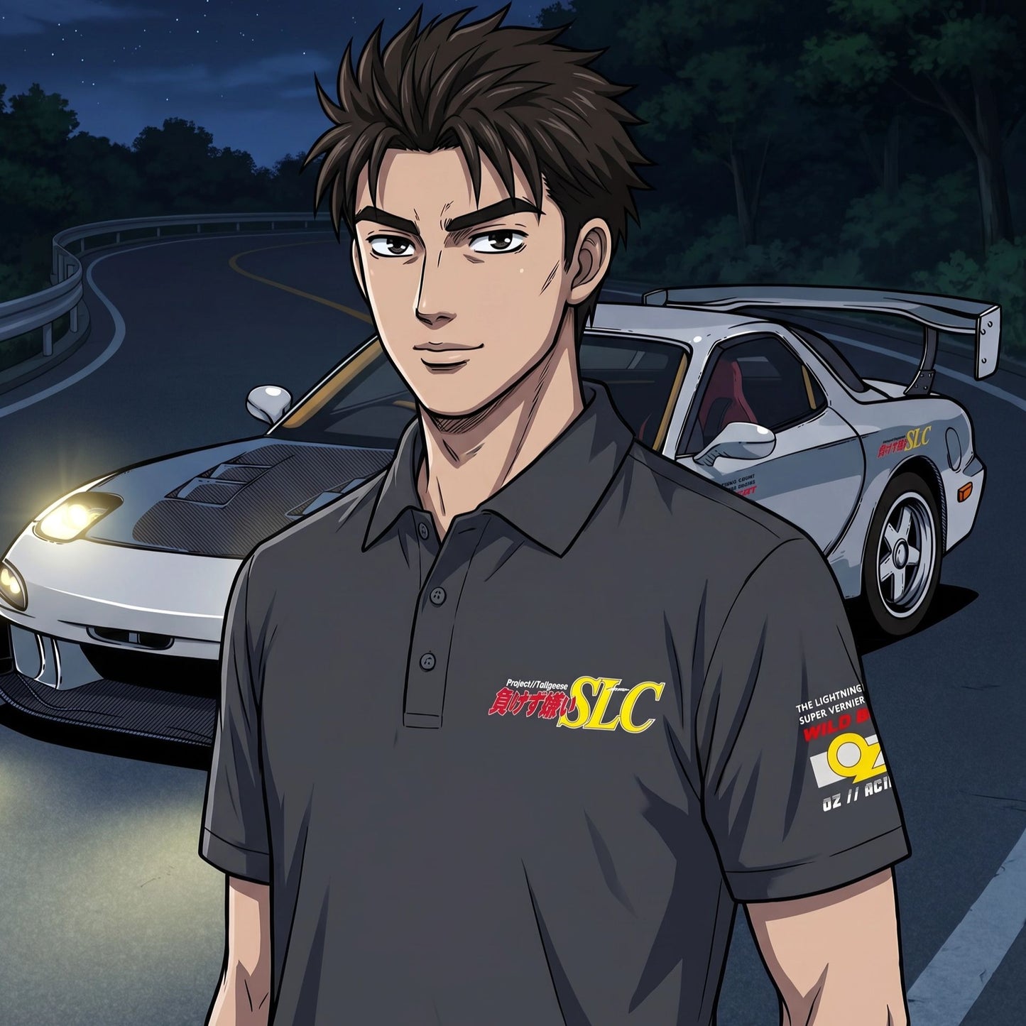 PROJECT TALLGEESE RX-7 Embroidered Polo