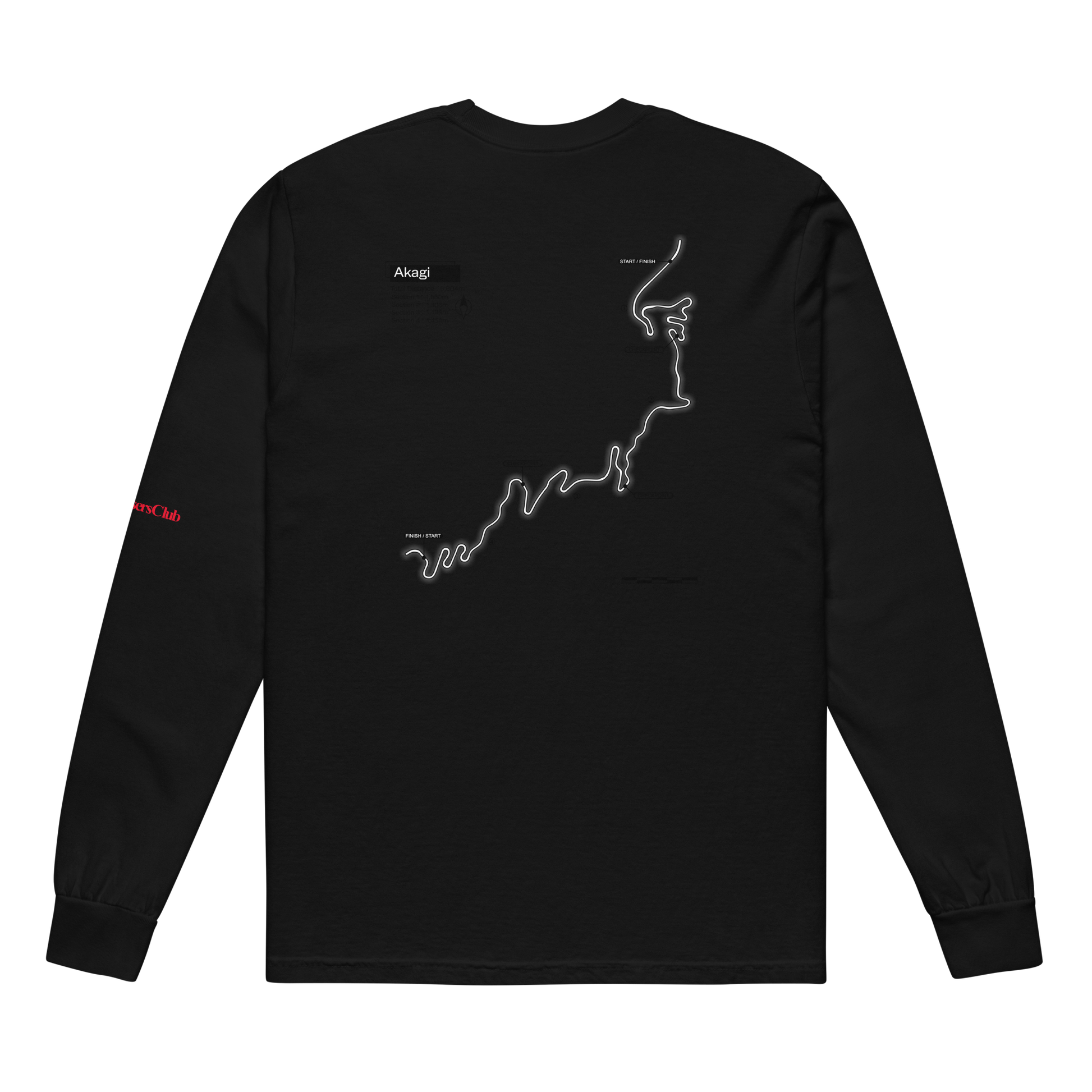 RX-7 FD Akagi Long Sleeve — Sore Losers Club JDM anime apparel
