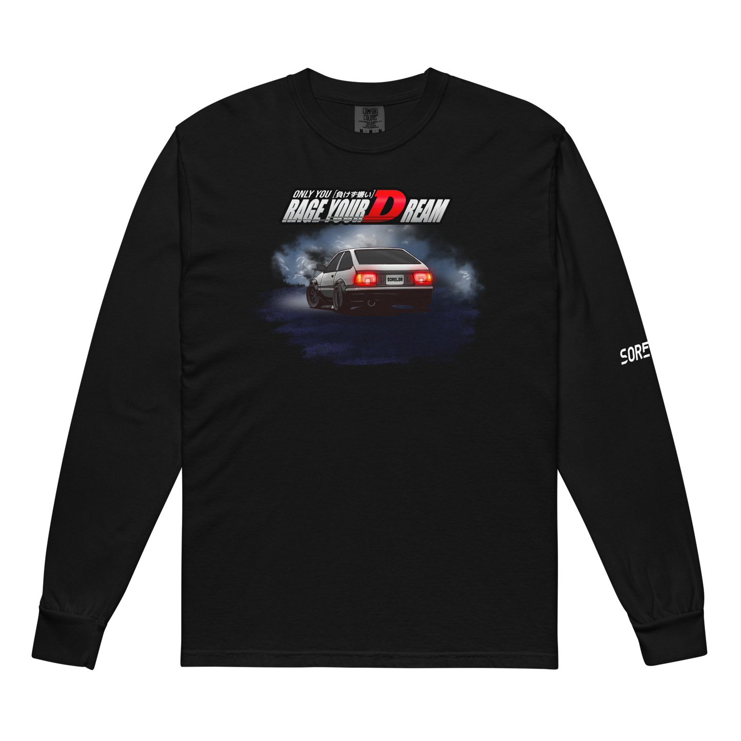 AE86 Trueno Haruna Long Sleeve — Sore Losers Club JDM anime apparel