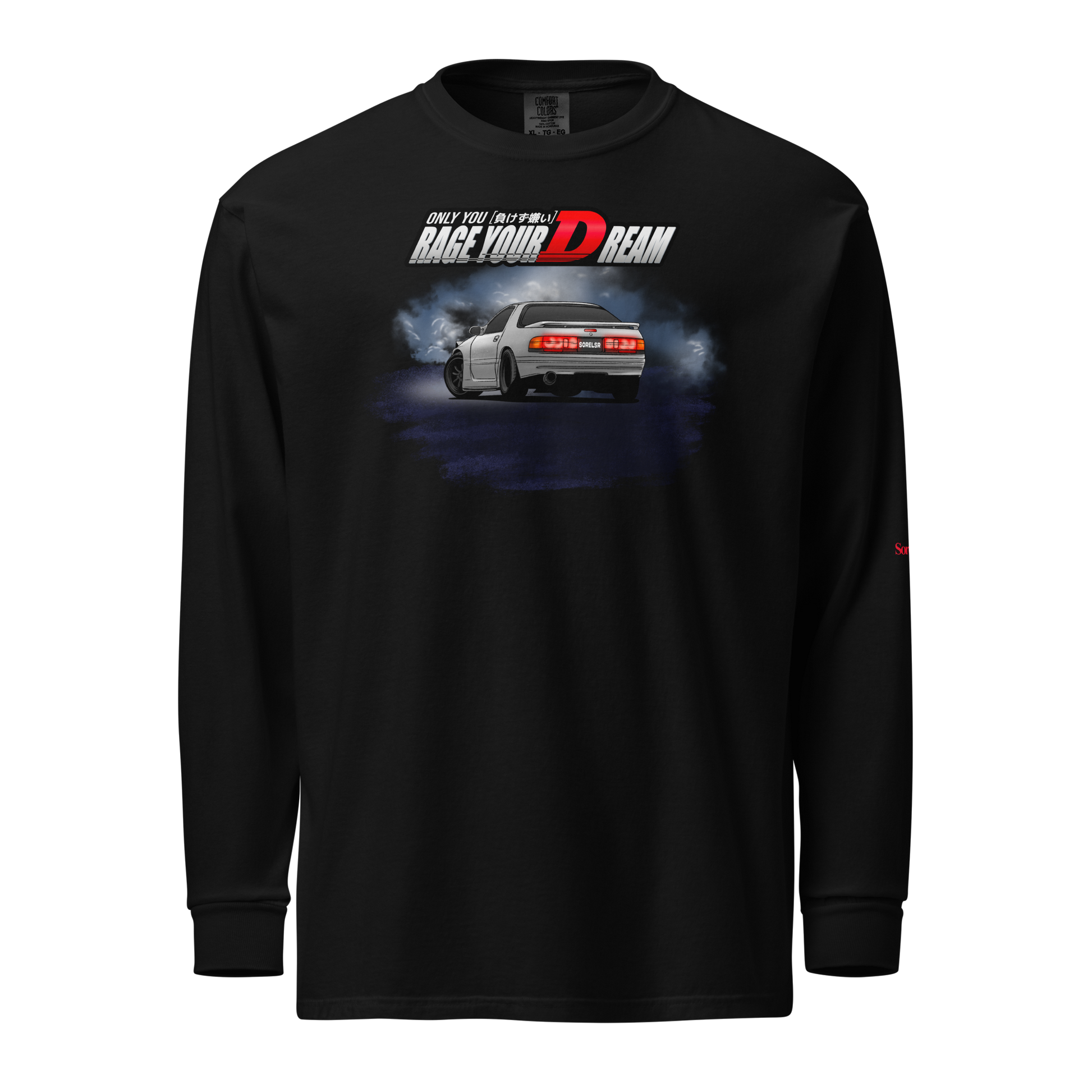 RX-7 FC Akagi Long Sleeve — Sore Losers Club JDM anime apparel