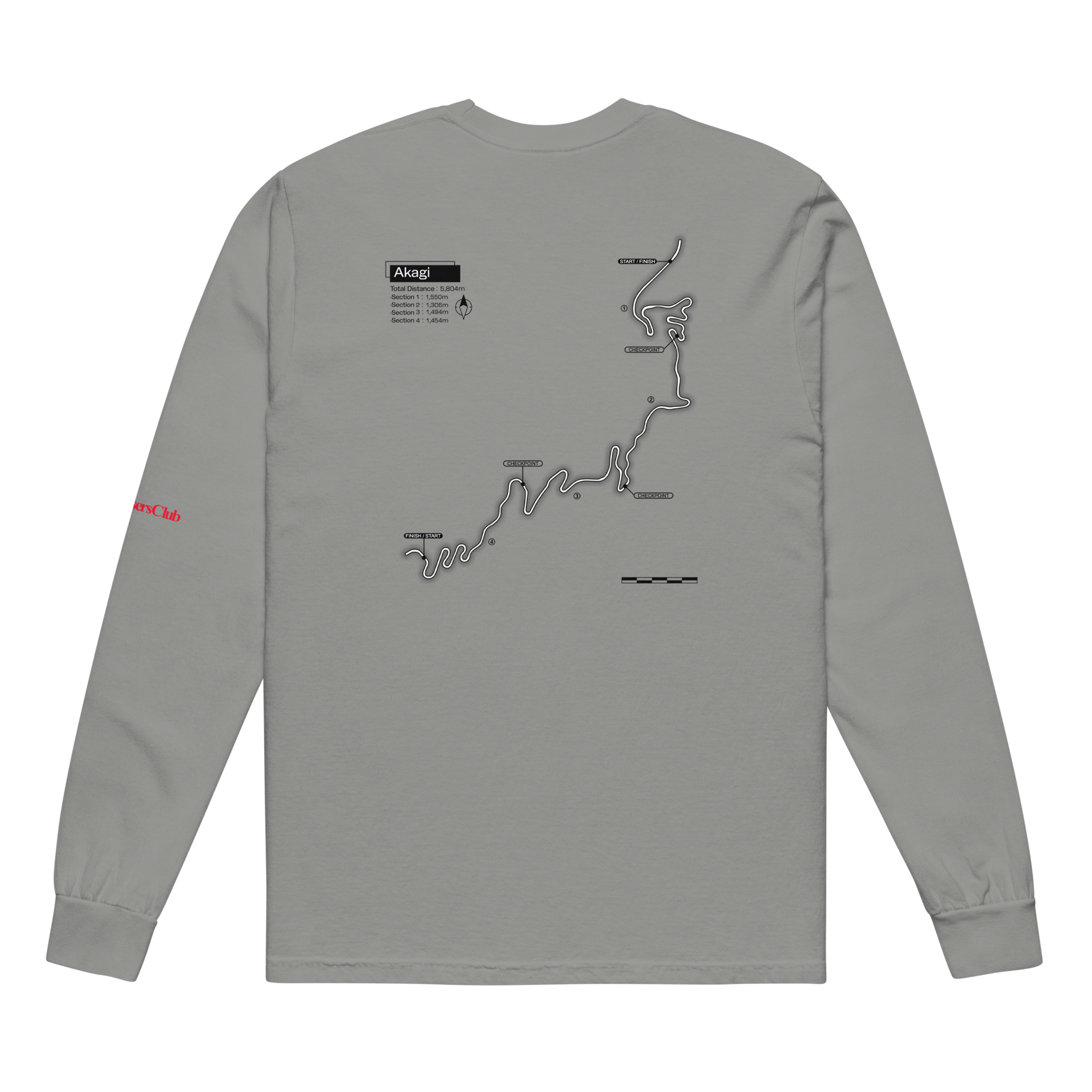 RX-7 FD Akagi Long Sleeve — Sore Losers Club JDM anime apparel
