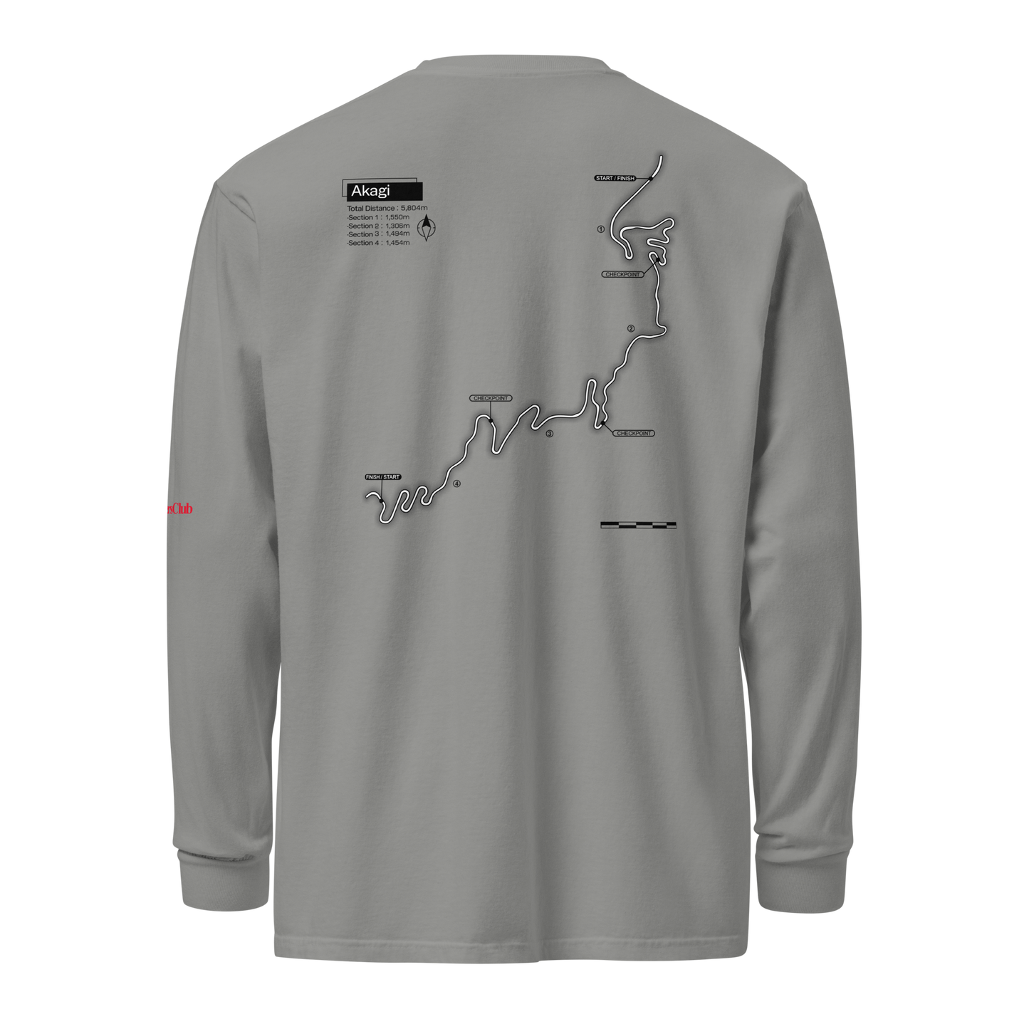 RX-7 FC Akagi Long Sleeve — Sore Losers Club JDM anime apparel