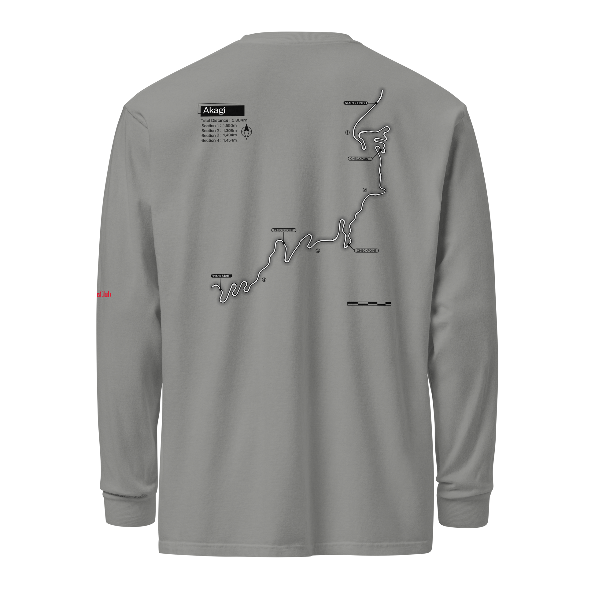 RX-7 FC Akagi Long Sleeve — Sore Losers Club JDM anime apparel
