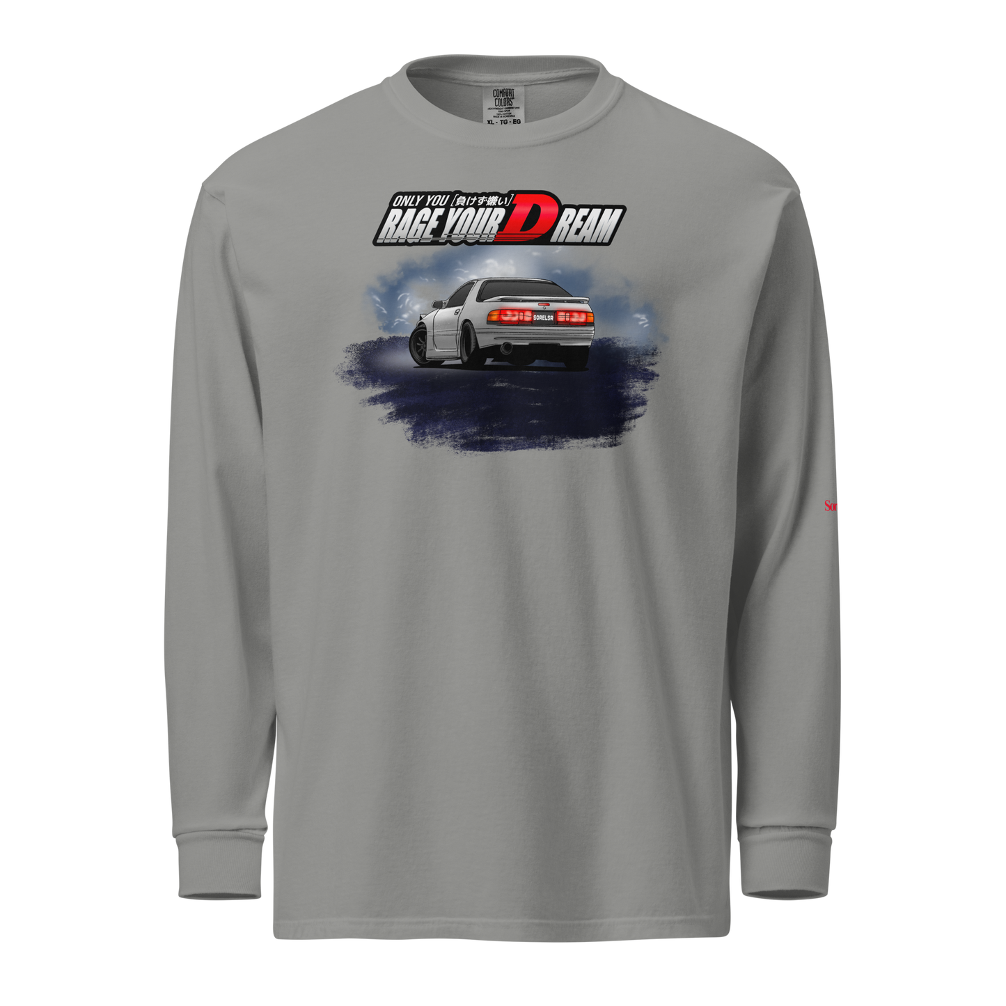 RX-7 FC Akagi Long Sleeve — Sore Losers Club JDM anime apparel