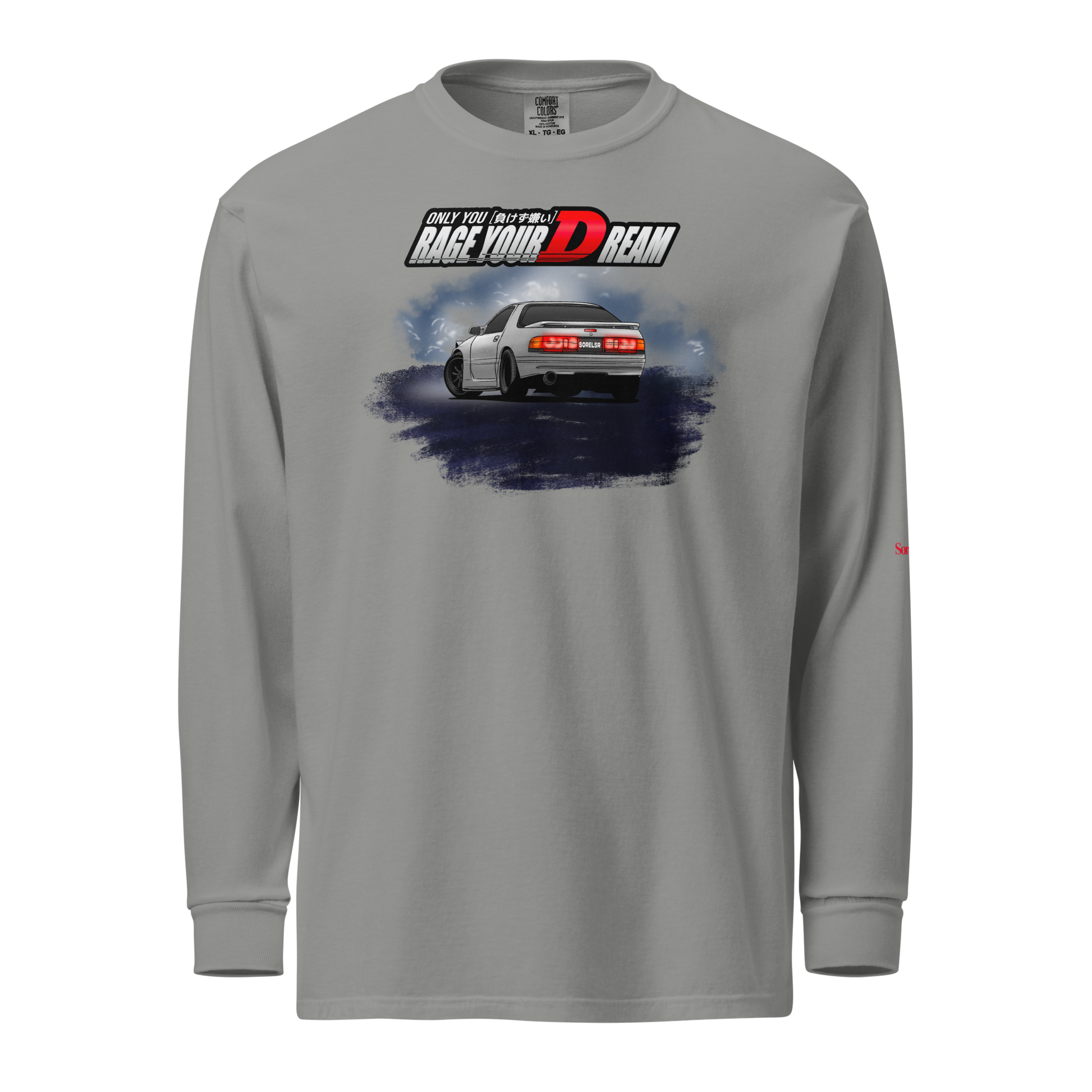 RX-7 FC Akagi Long Sleeve — Sore Losers Club JDM anime apparel