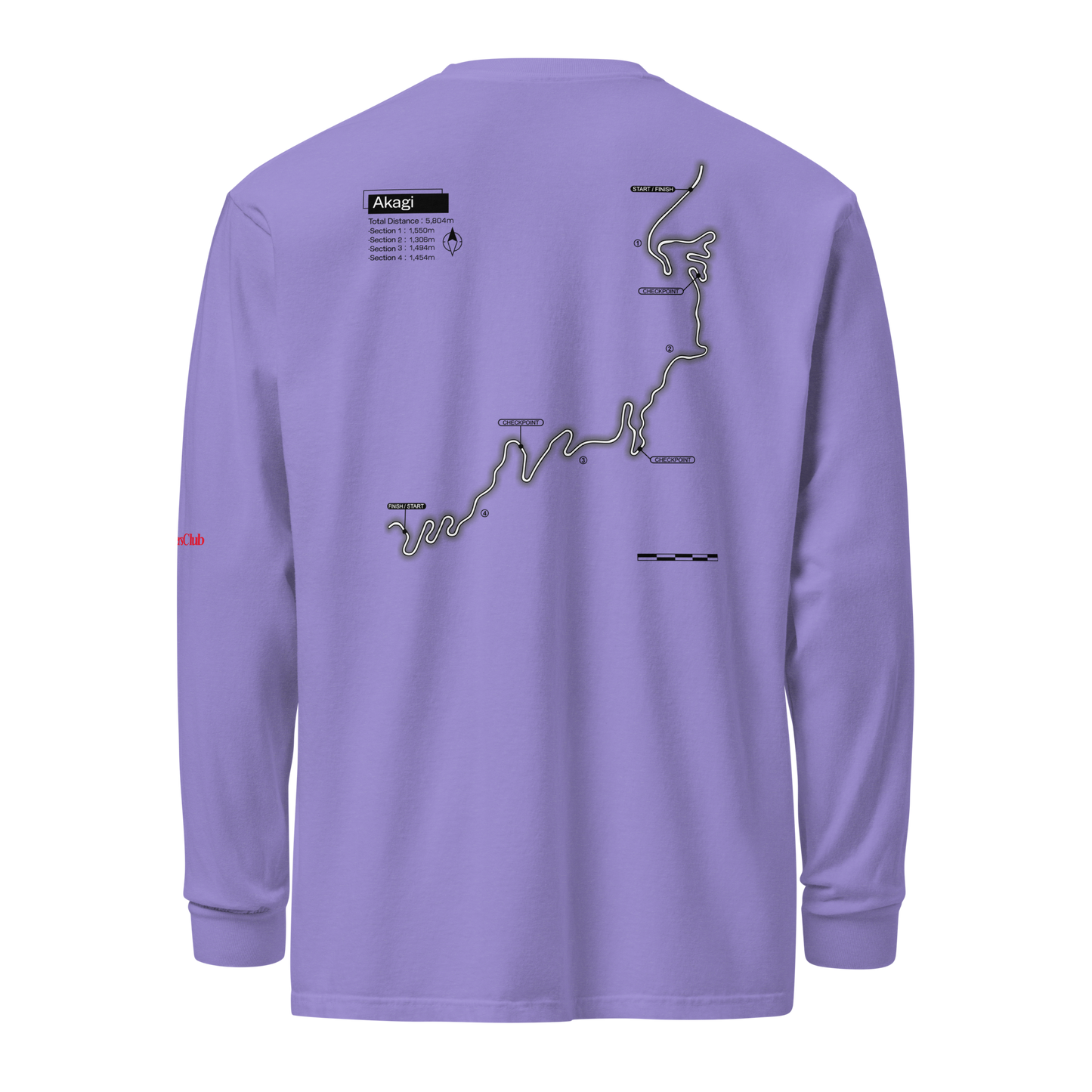 RX-7 FC Akagi Long Sleeve — Sore Losers Club JDM anime apparel