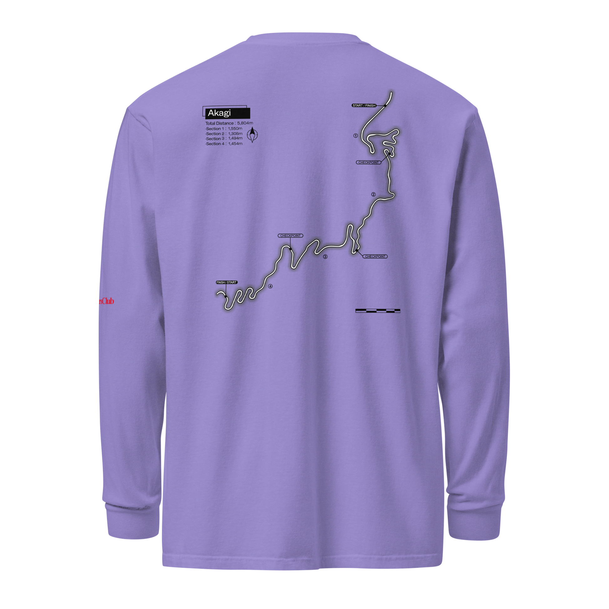 RX-7 FC Akagi Long Sleeve — Sore Losers Club JDM anime apparel