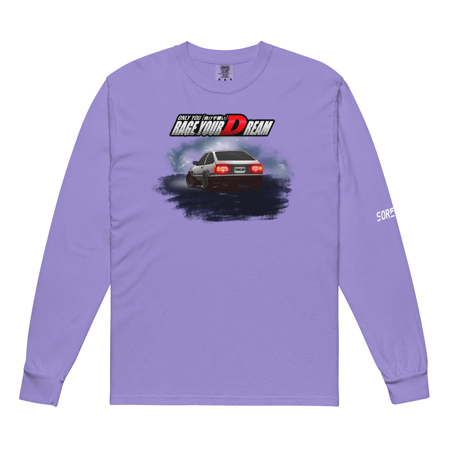 AE86 Trueno Haruna Long Sleeve — Sore Losers Club JDM anime apparel