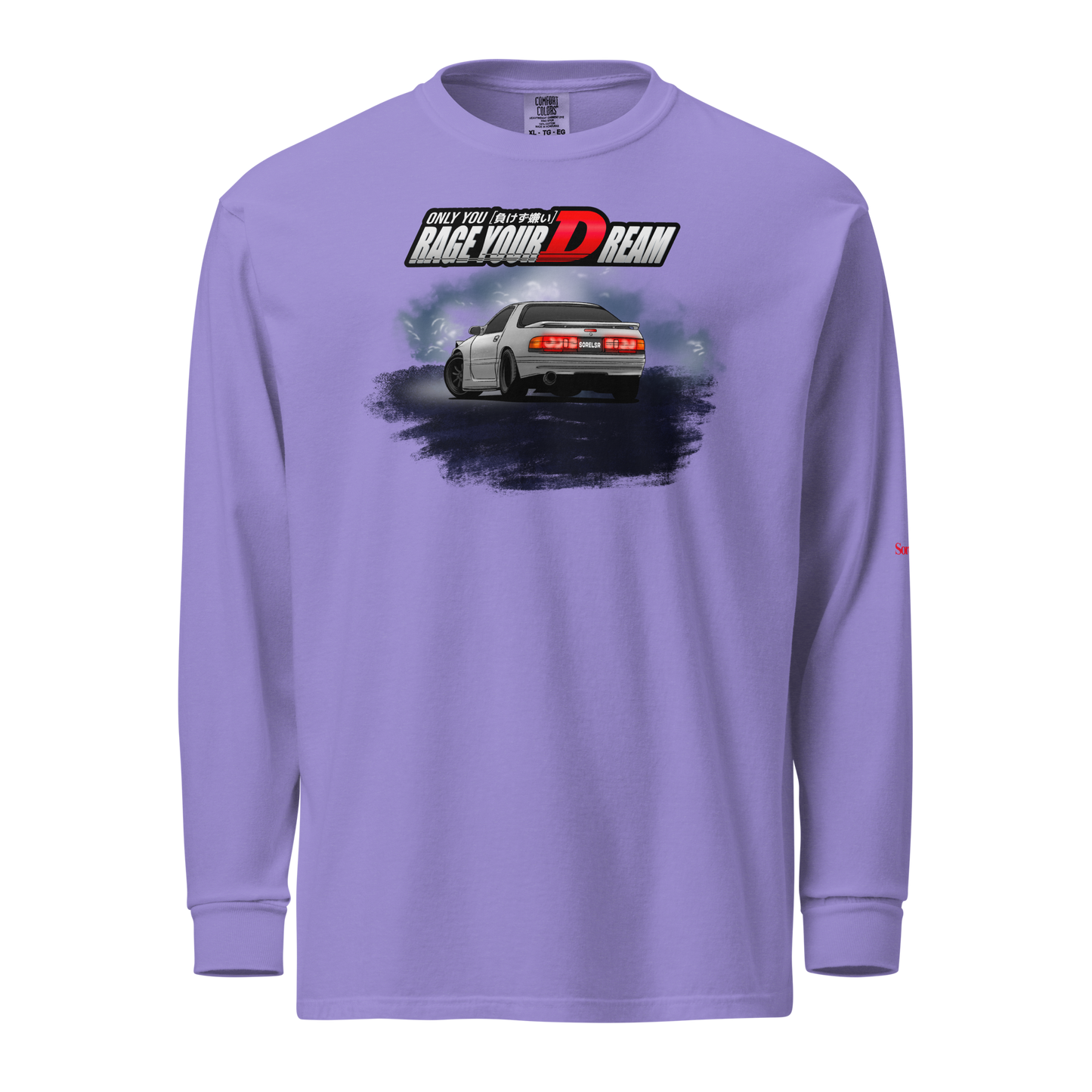 RX-7 FC Akagi Long Sleeve — Sore Losers Club JDM anime apparel