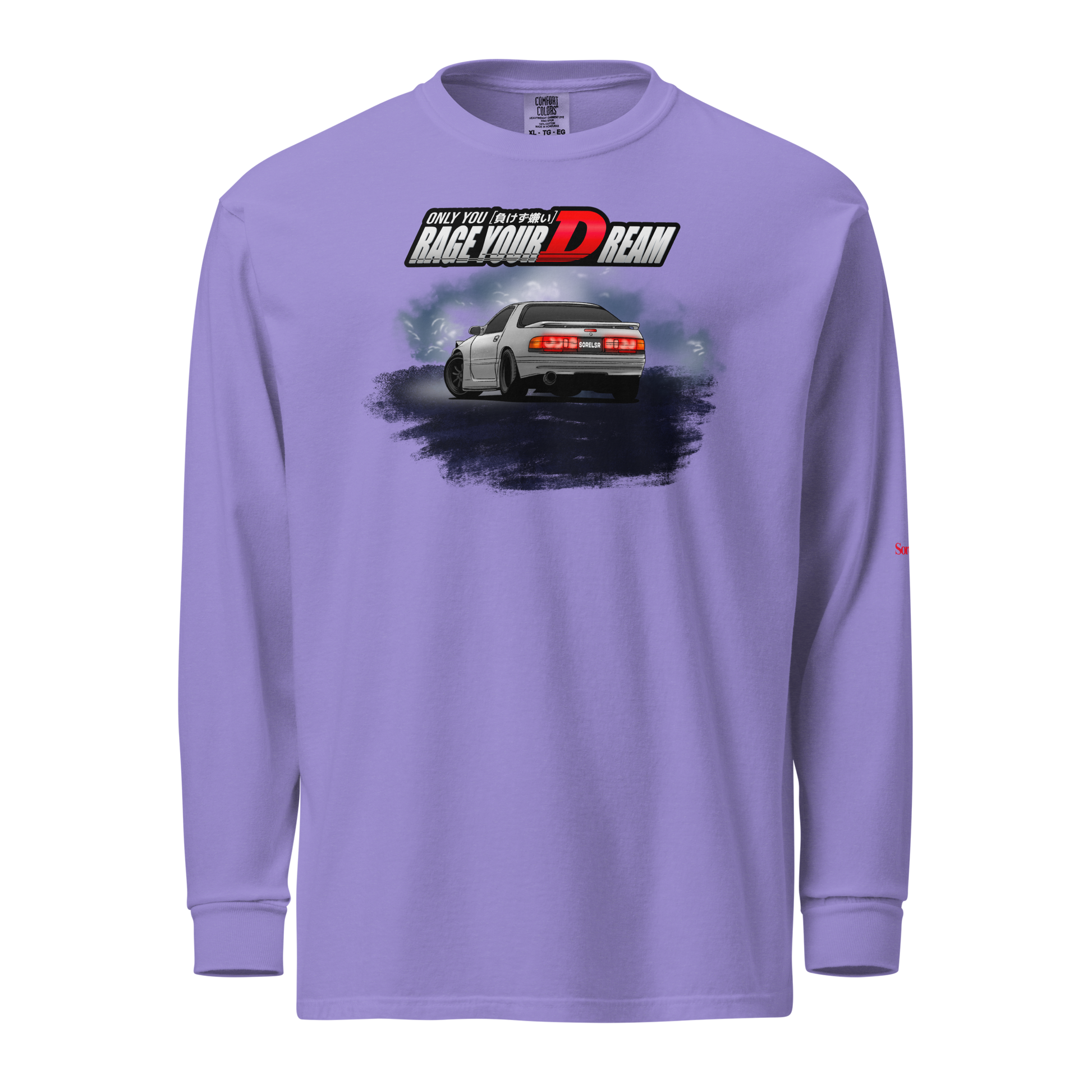 RX-7 FC Akagi Long Sleeve — Sore Losers Club JDM anime apparel