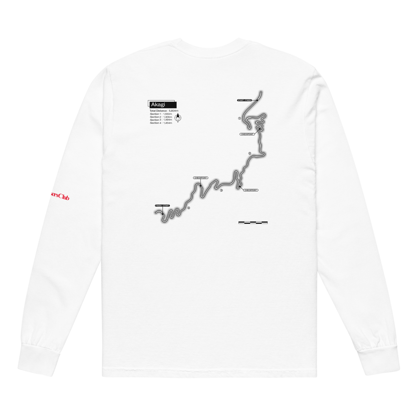 RX-7 FD Akagi Long Sleeve — Sore Losers Club JDM anime apparel