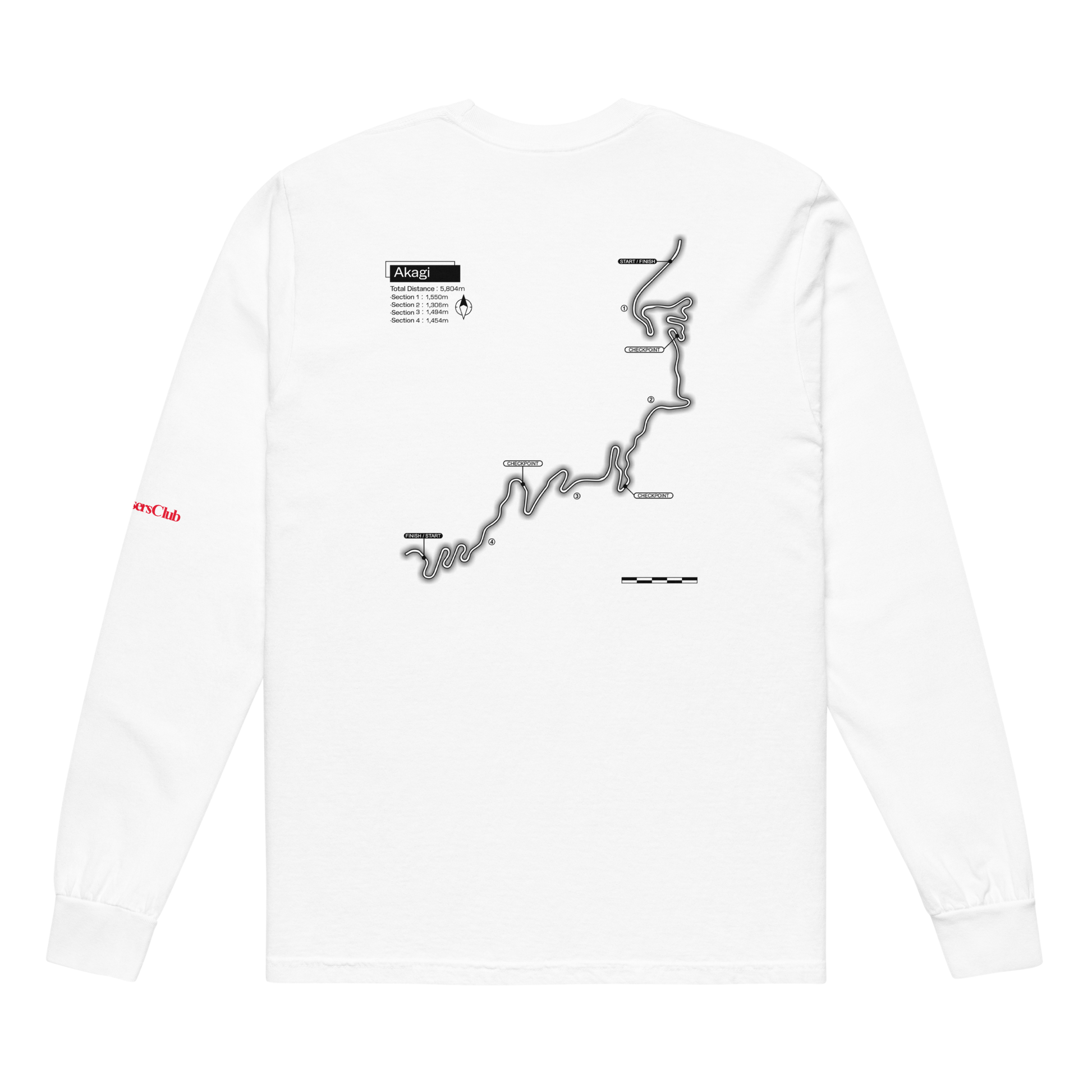 RX-7 FD Akagi Long Sleeve — Sore Losers Club JDM anime apparel