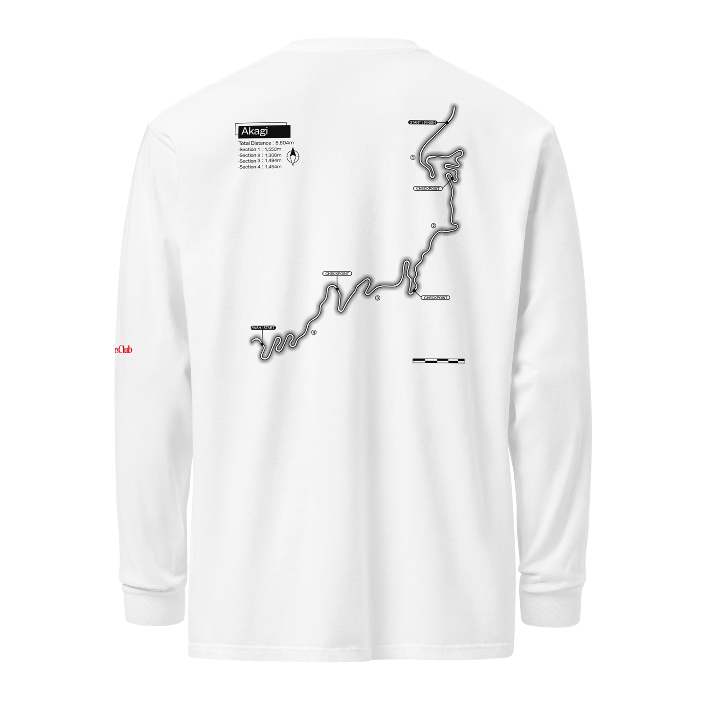 RX-7 FC Akagi Long Sleeve — Sore Losers Club JDM anime apparel