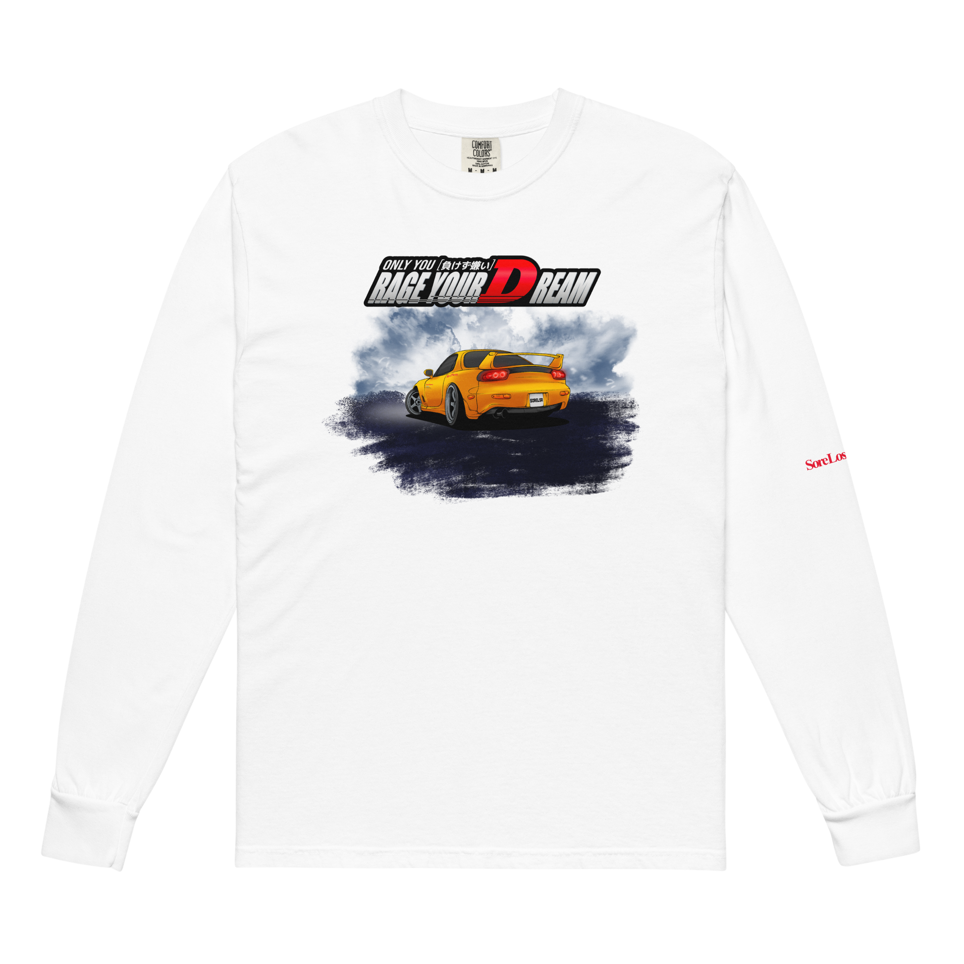 RX-7 FD Akagi Long Sleeve — Sore Losers Club JDM anime apparel