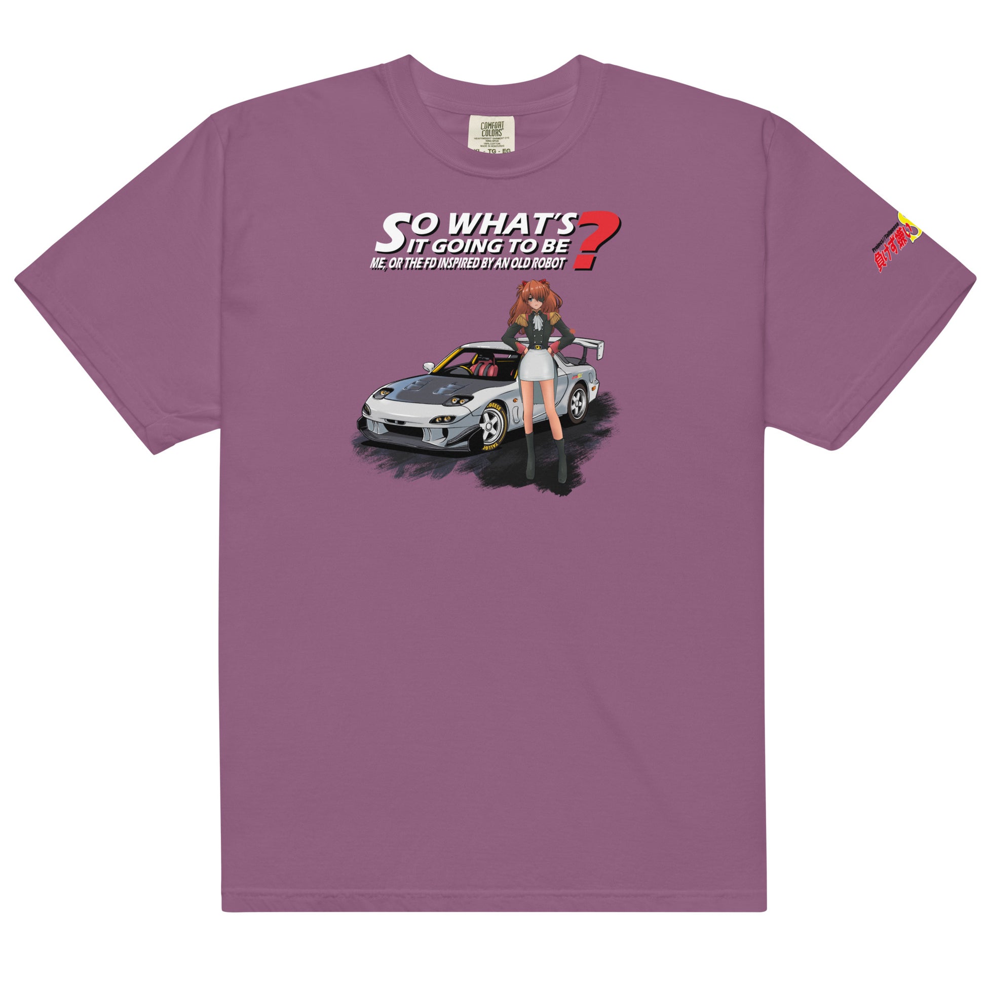 PROJECT TALLGEESE RX-7 Waifu Tee — Sore Losers Club JDM anime apparel
