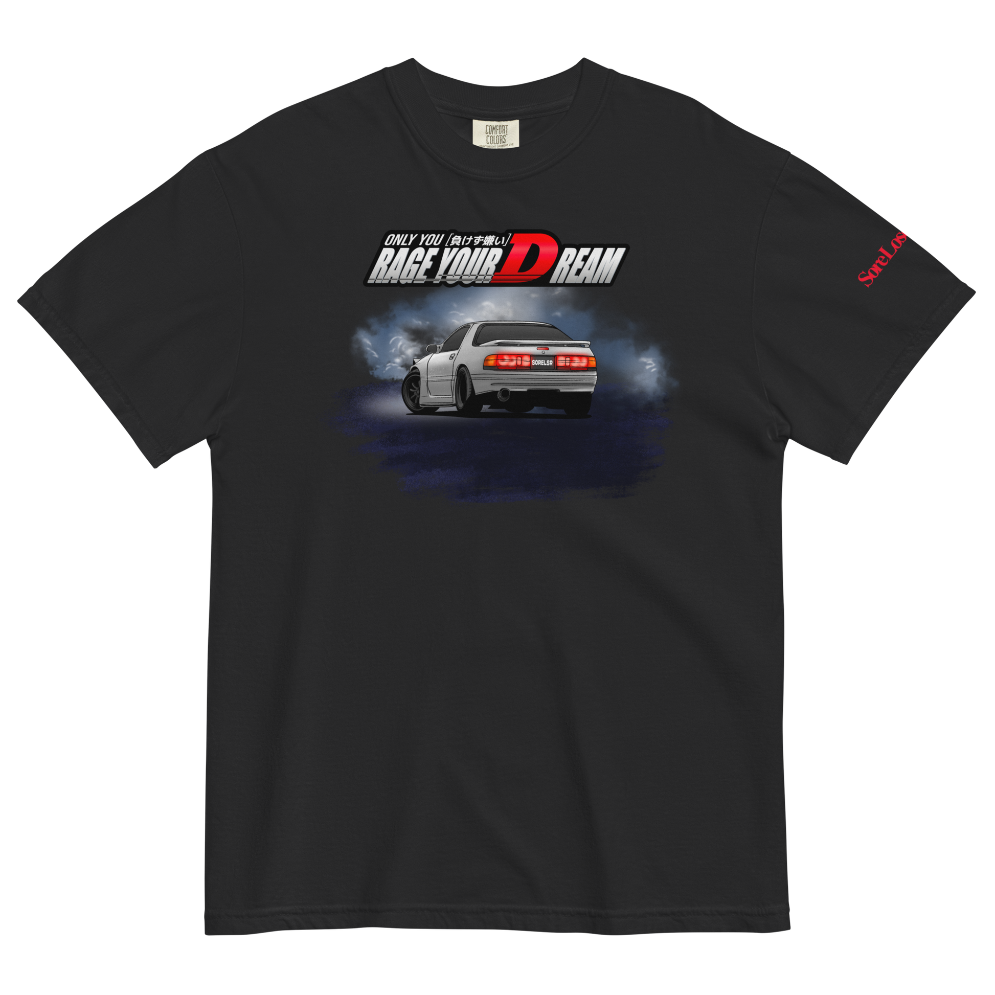 RX-7 FC Akagi Tee — Sore Losers Club JDM anime apparel