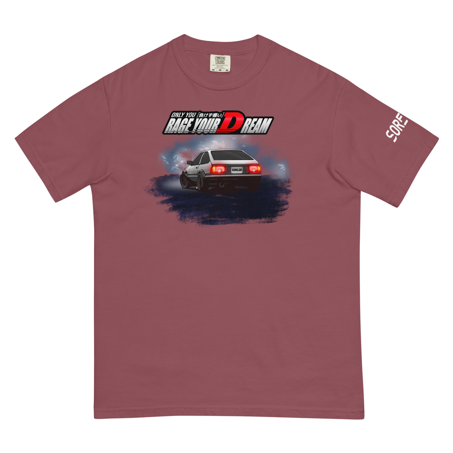 AE86 Trueno Haruna Tee — Sore Losers Club JDM anime apparel