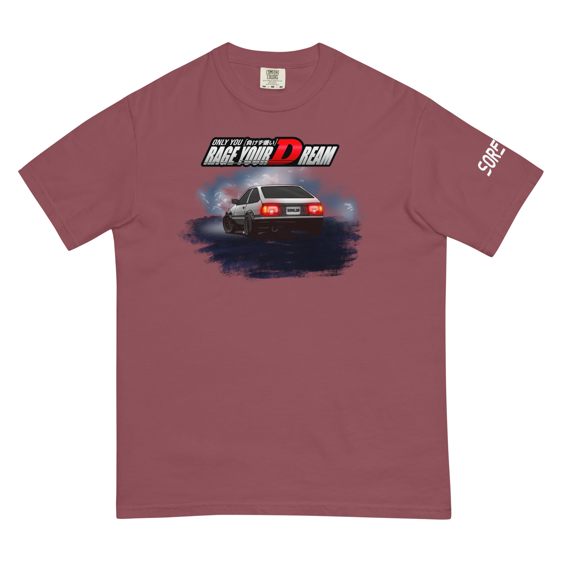 AE86 Trueno Haruna Tee — Sore Losers Club JDM anime apparel