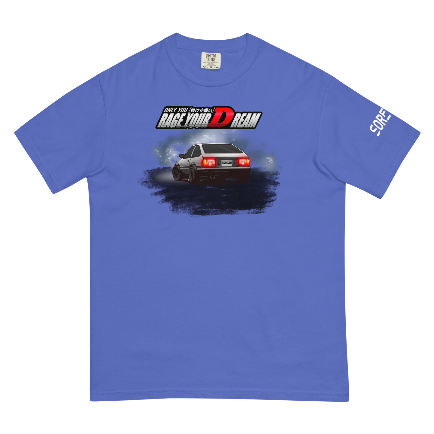 AE86 Trueno Haruna Tee — Sore Losers Club JDM anime apparel