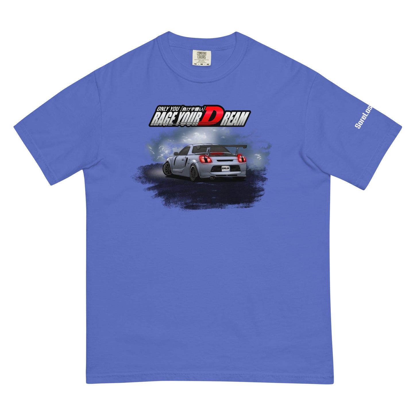 MRS (MR Spyder) Iroha Tee — Sore Losers Club JDM anime apparel