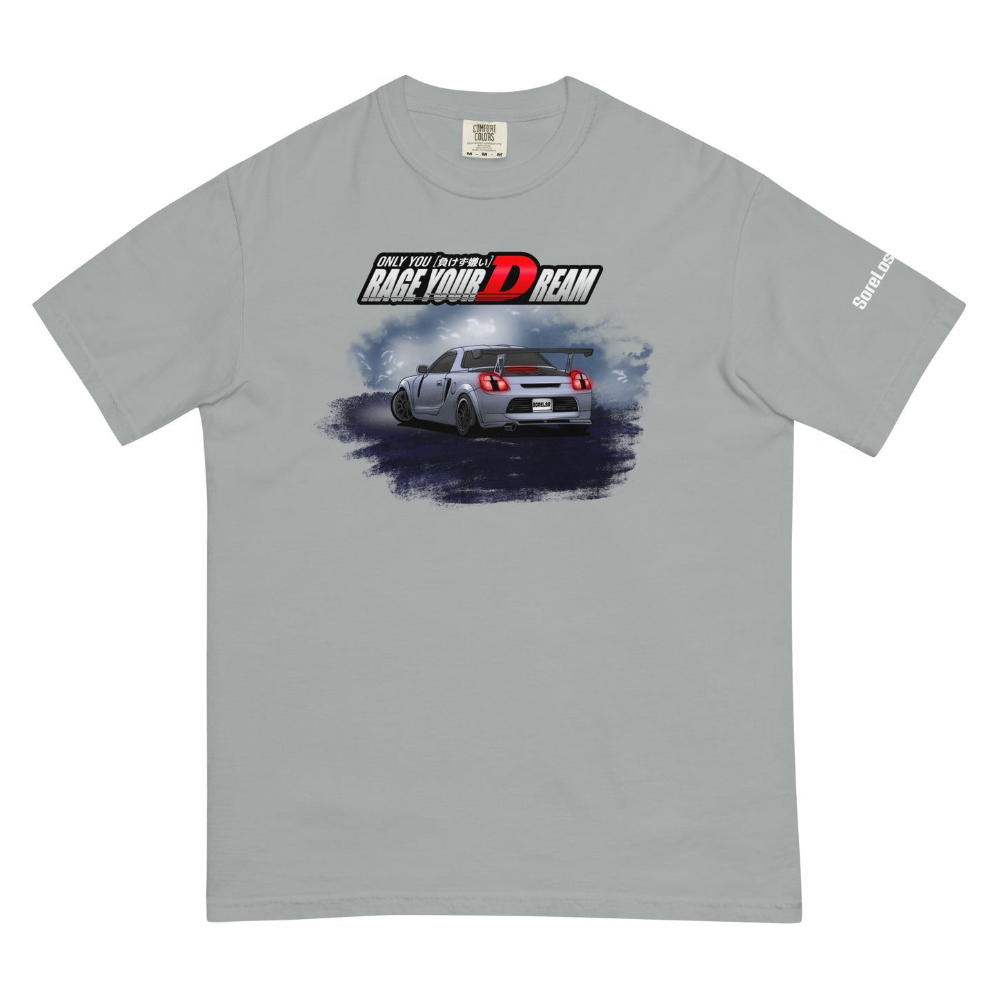 MRS (MR Spyder) Iroha Tee — Sore Losers Club JDM anime apparel