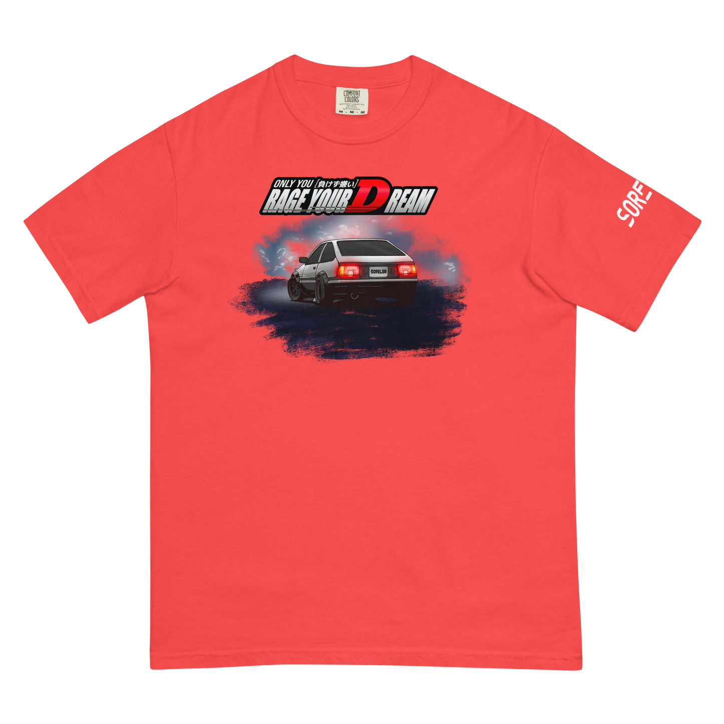AE86 Trueno Haruna Tee — Sore Losers Club JDM anime apparel