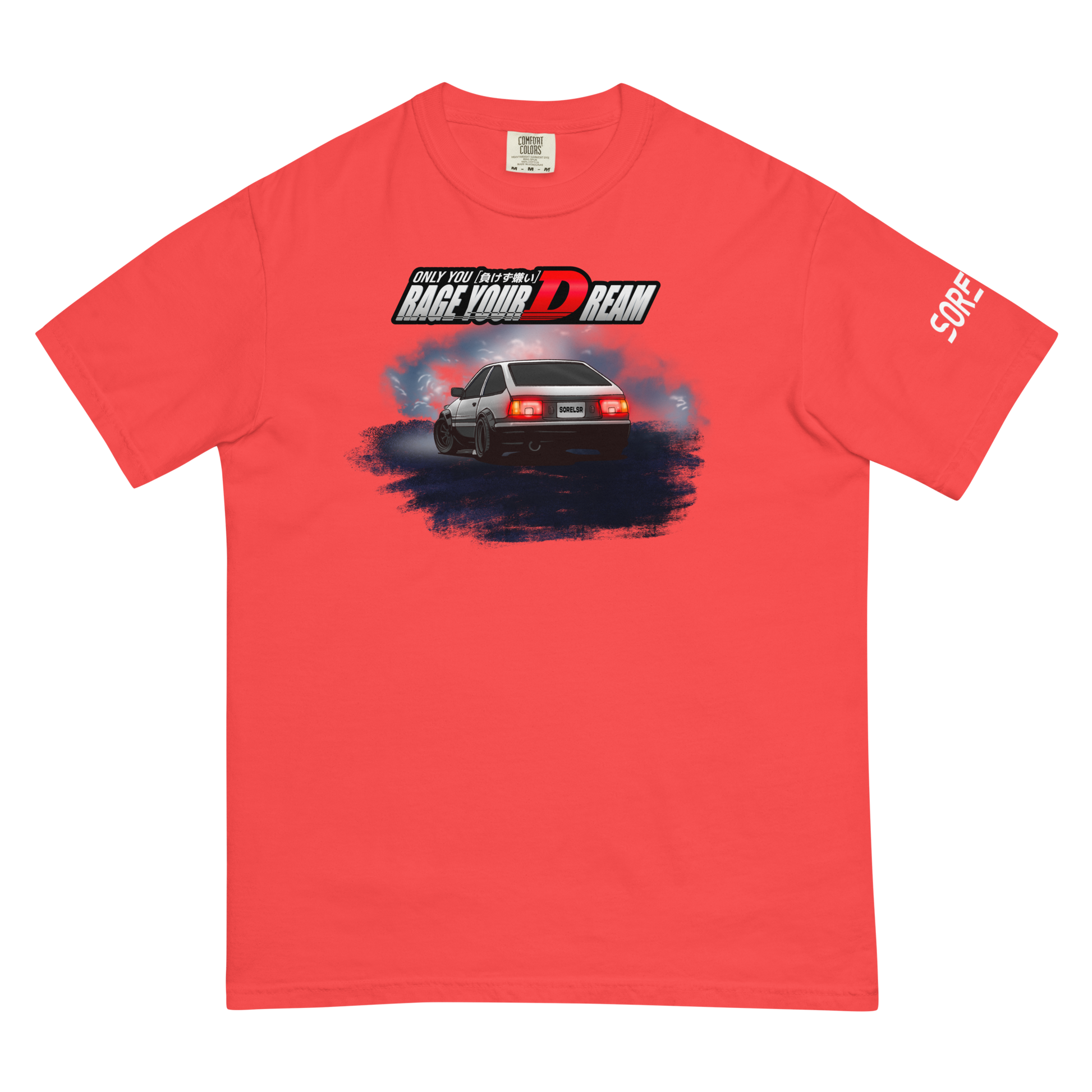 AE86 Trueno Haruna Tee — Sore Losers Club JDM anime apparel