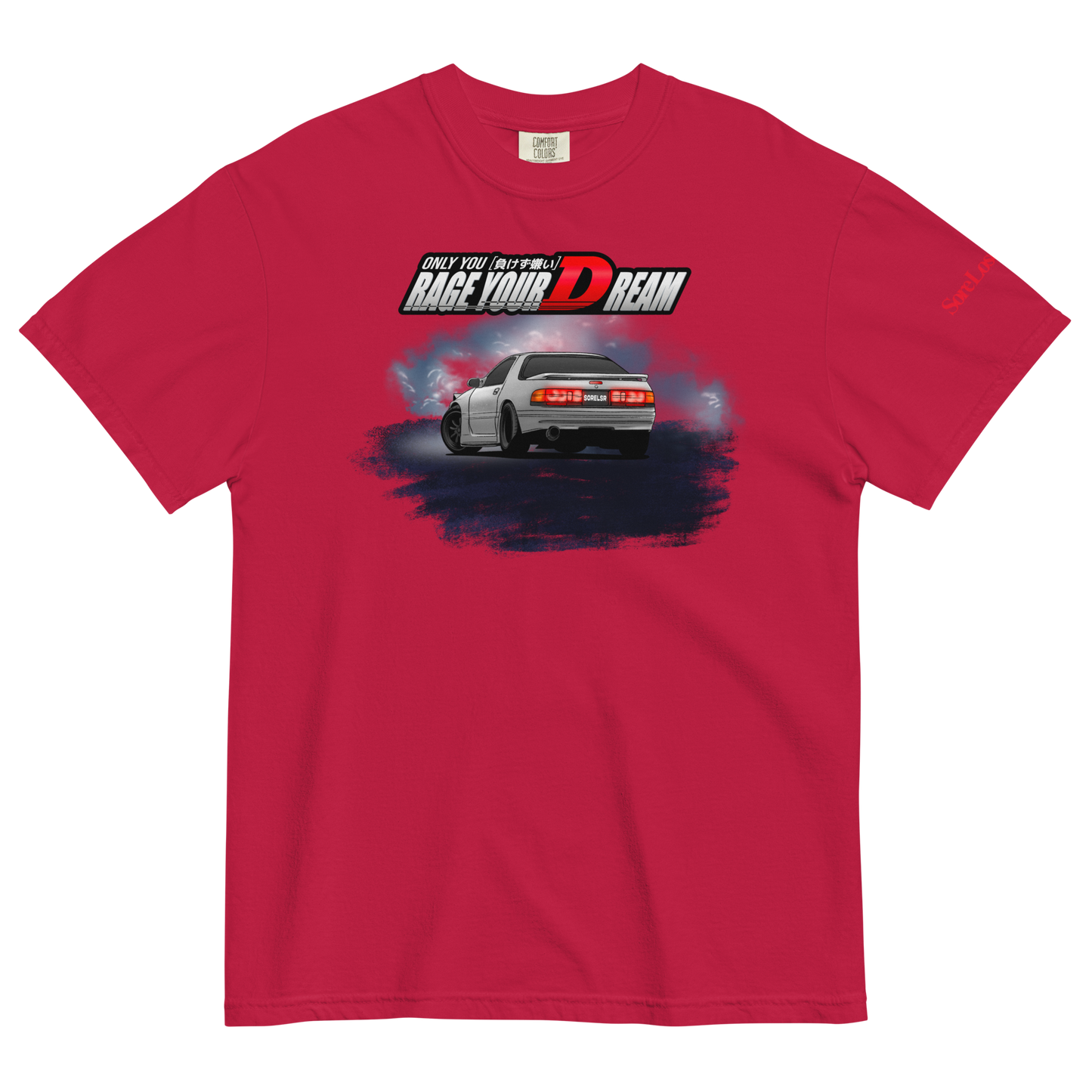 RX-7 FC Akagi Tee — Sore Losers Club JDM anime apparel