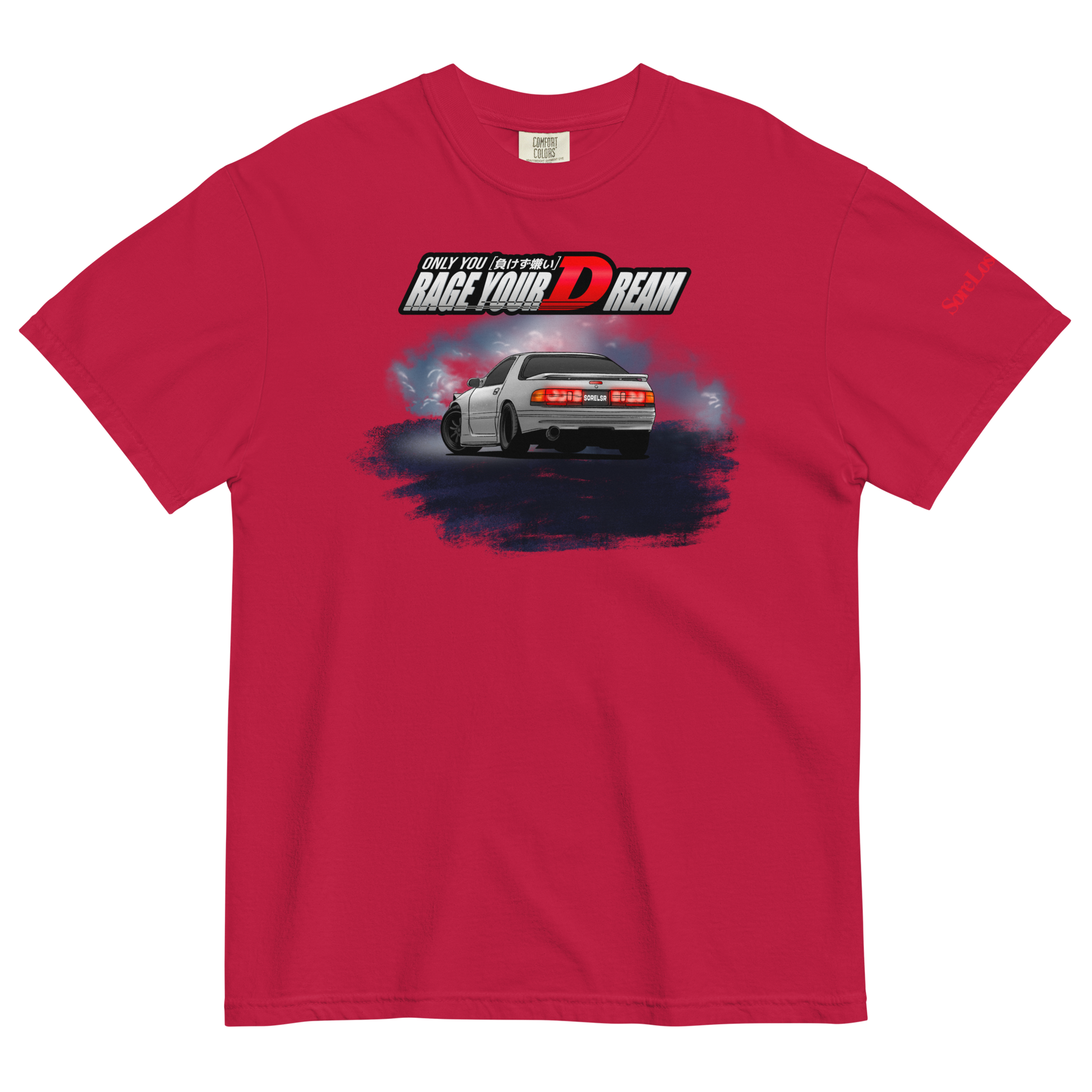 RX-7 FC Akagi Tee — Sore Losers Club JDM anime apparel