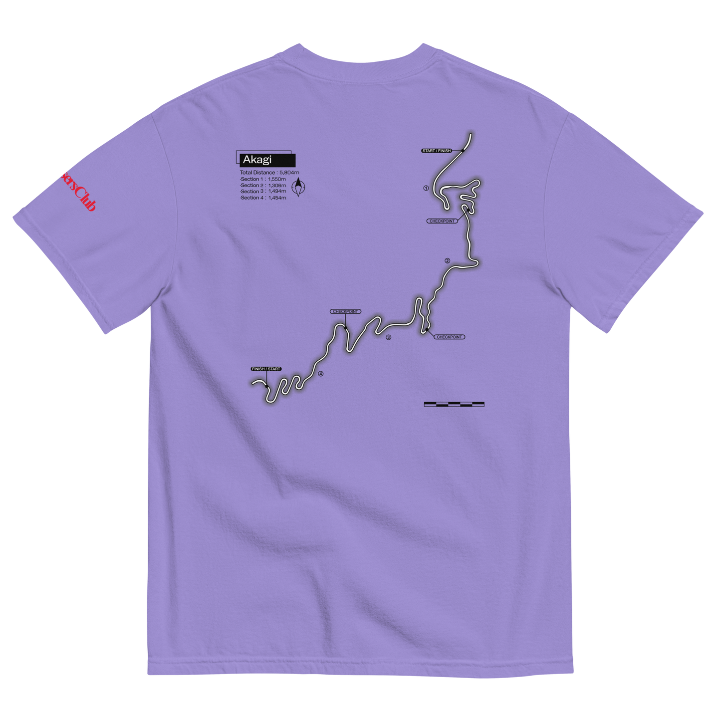 RX-7 FC Akagi Tee — Sore Losers Club JDM anime apparel