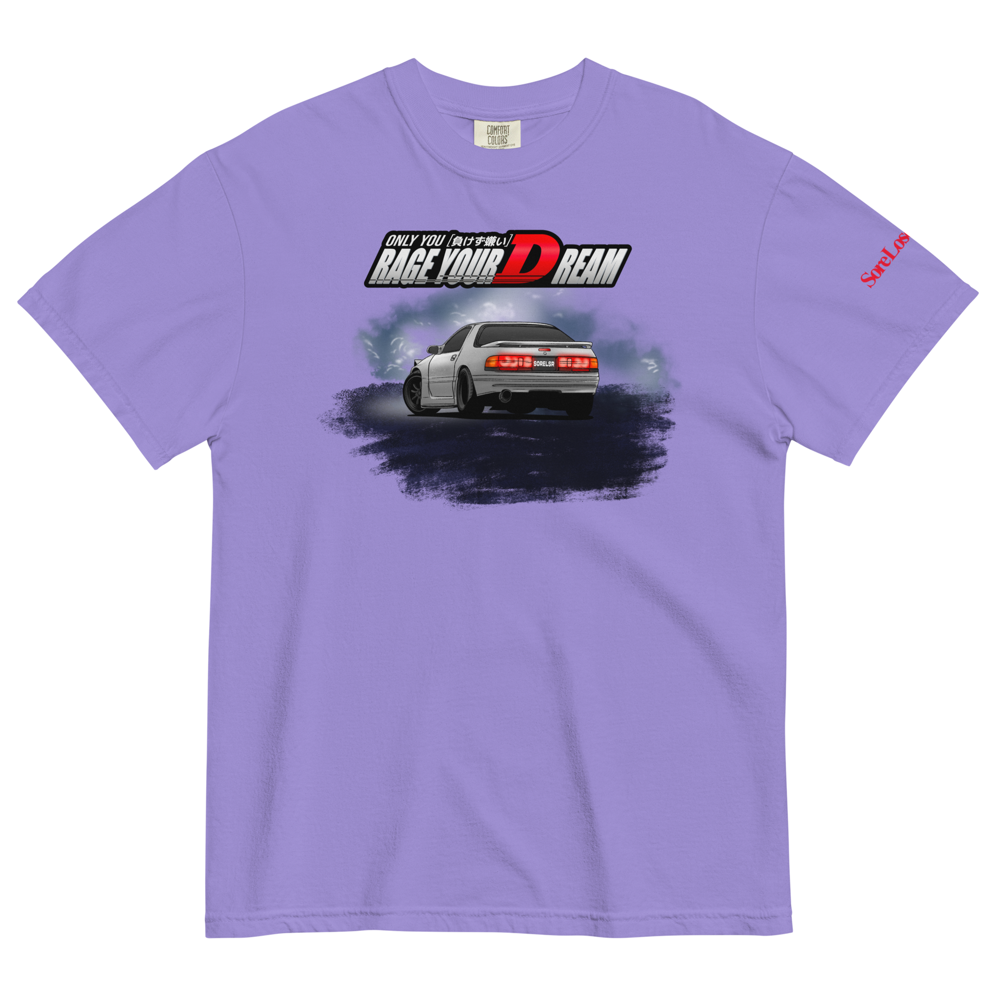 RX-7 FC Akagi Tee — Sore Losers Club JDM anime apparel