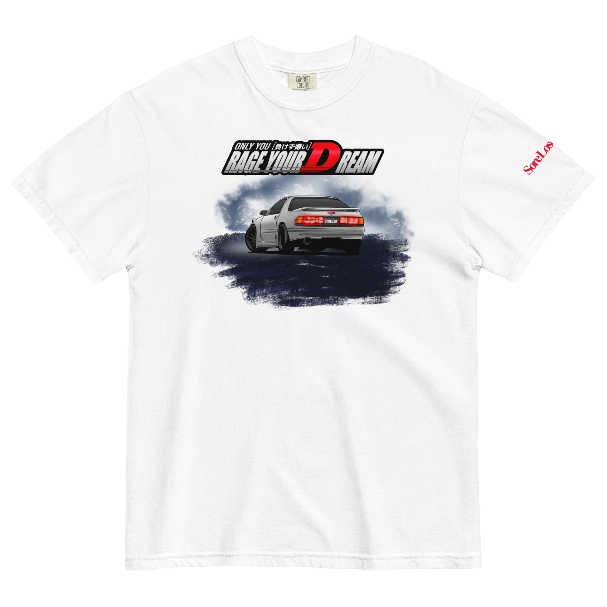 RX-7 FC Akagi Tee — Sore Losers Club JDM anime apparel
