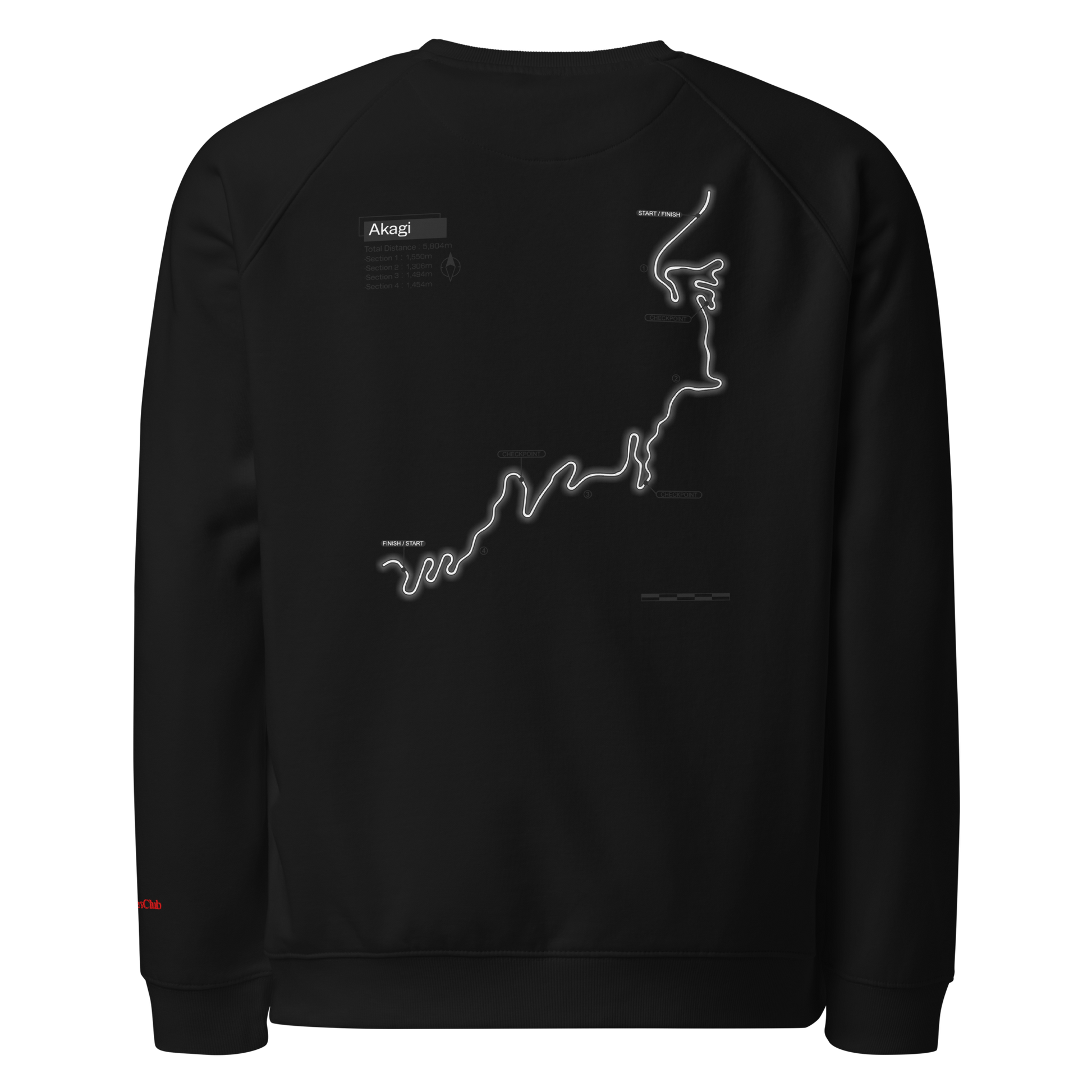 Team Akagi Crew-neck — Sore Losers Club JDM anime apparel