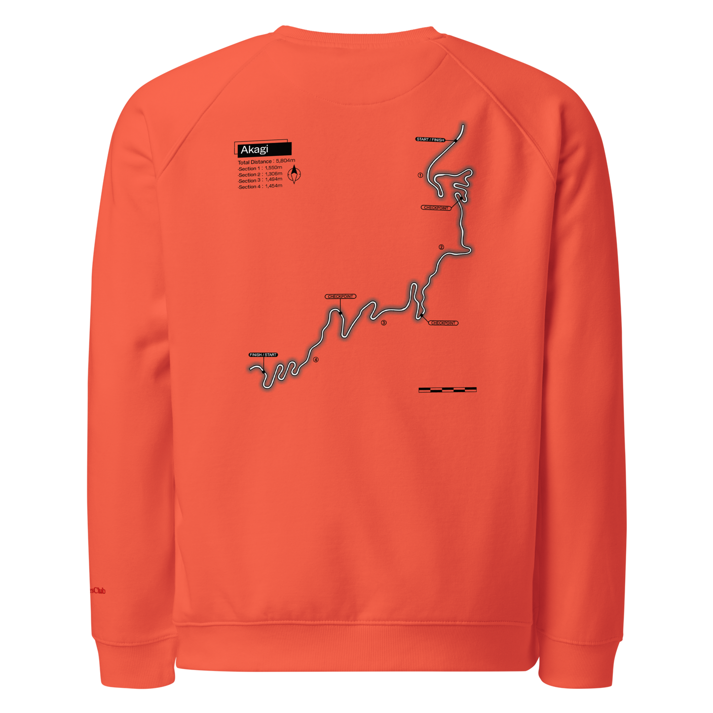 Team Akagi Crew-neck — Sore Losers Club JDM anime apparel